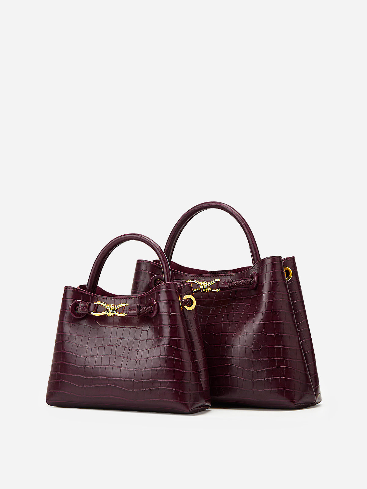 Krokodilgeprägte PU-Leder Tote Bag