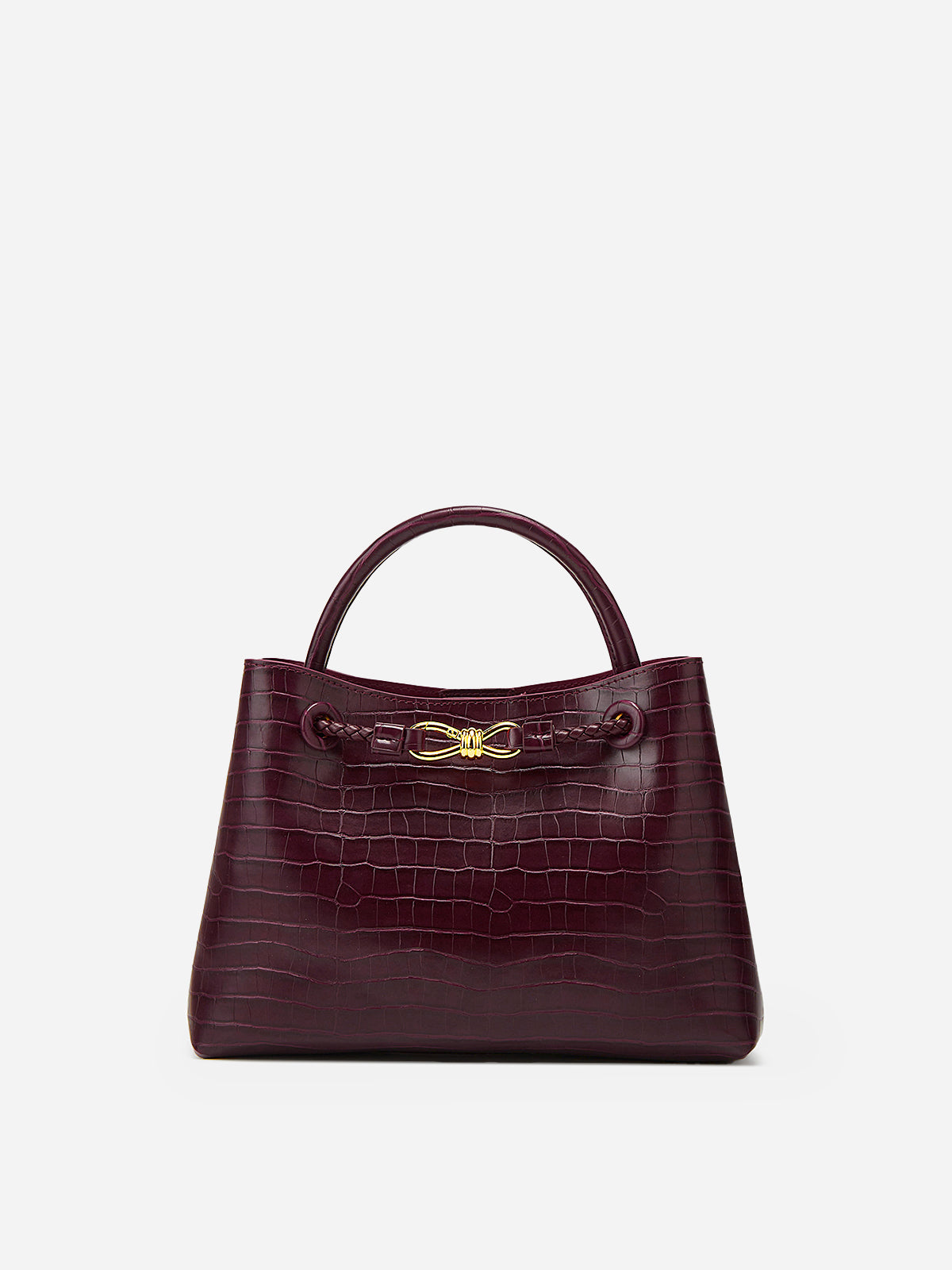 Krokodilgeprägte PU-Leder Tote Bag