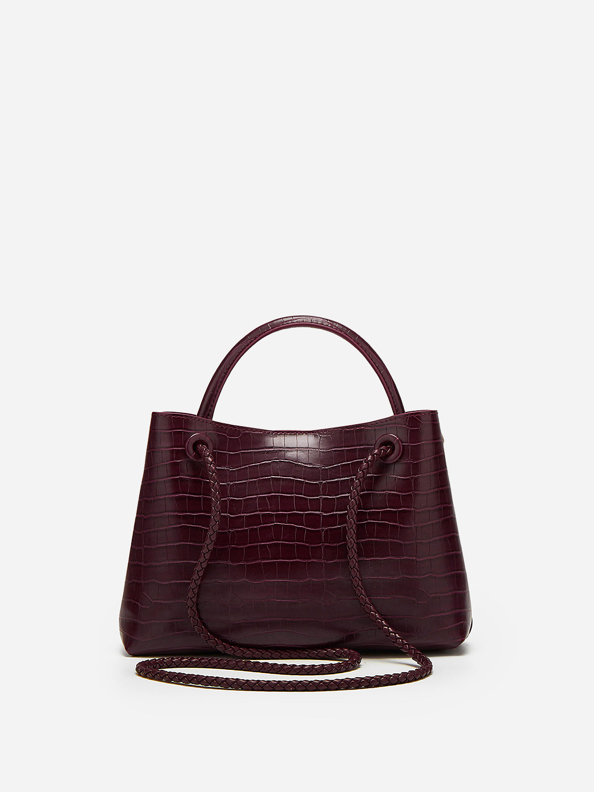Krokodilgeprägte PU-Leder Tote Bag
