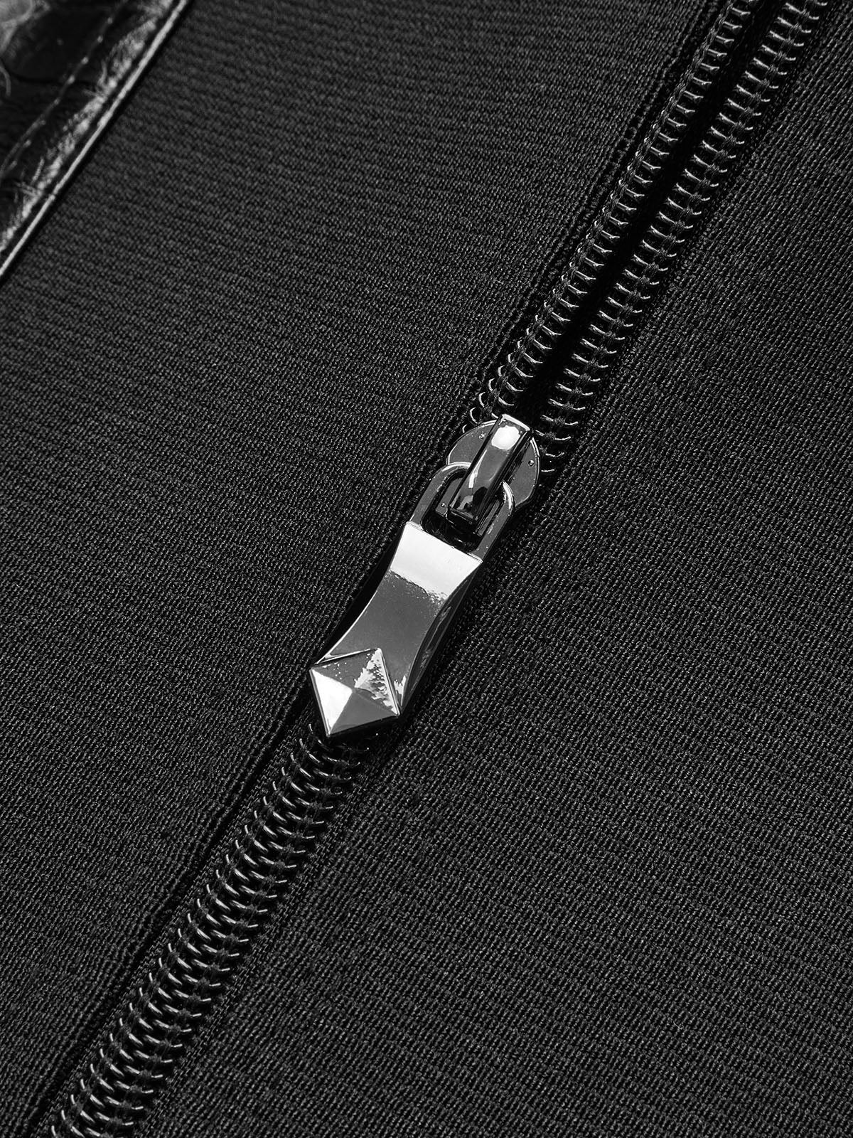 Crocodile Embossed Corset Top