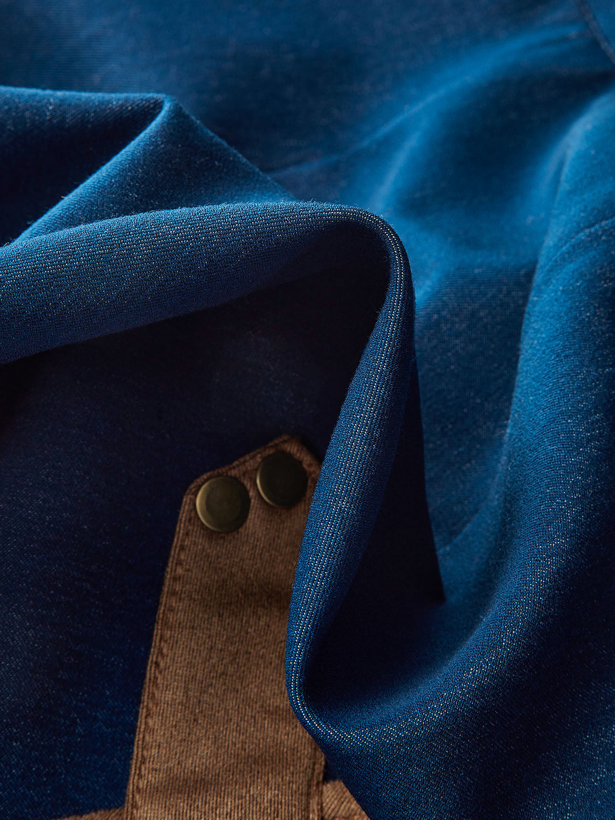 Belted Leather Trim Shorts