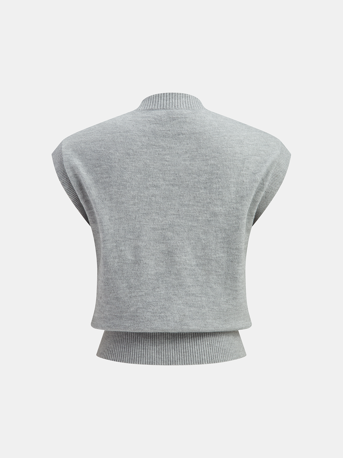 Strickweste mit Schleifendetail