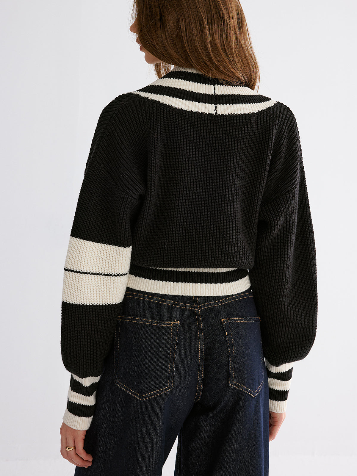 Striped Casual Knitted Sweater