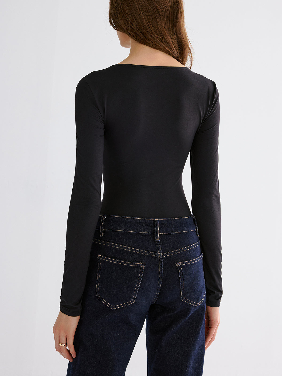 Mesh Patchwork Skinny Bodysuits