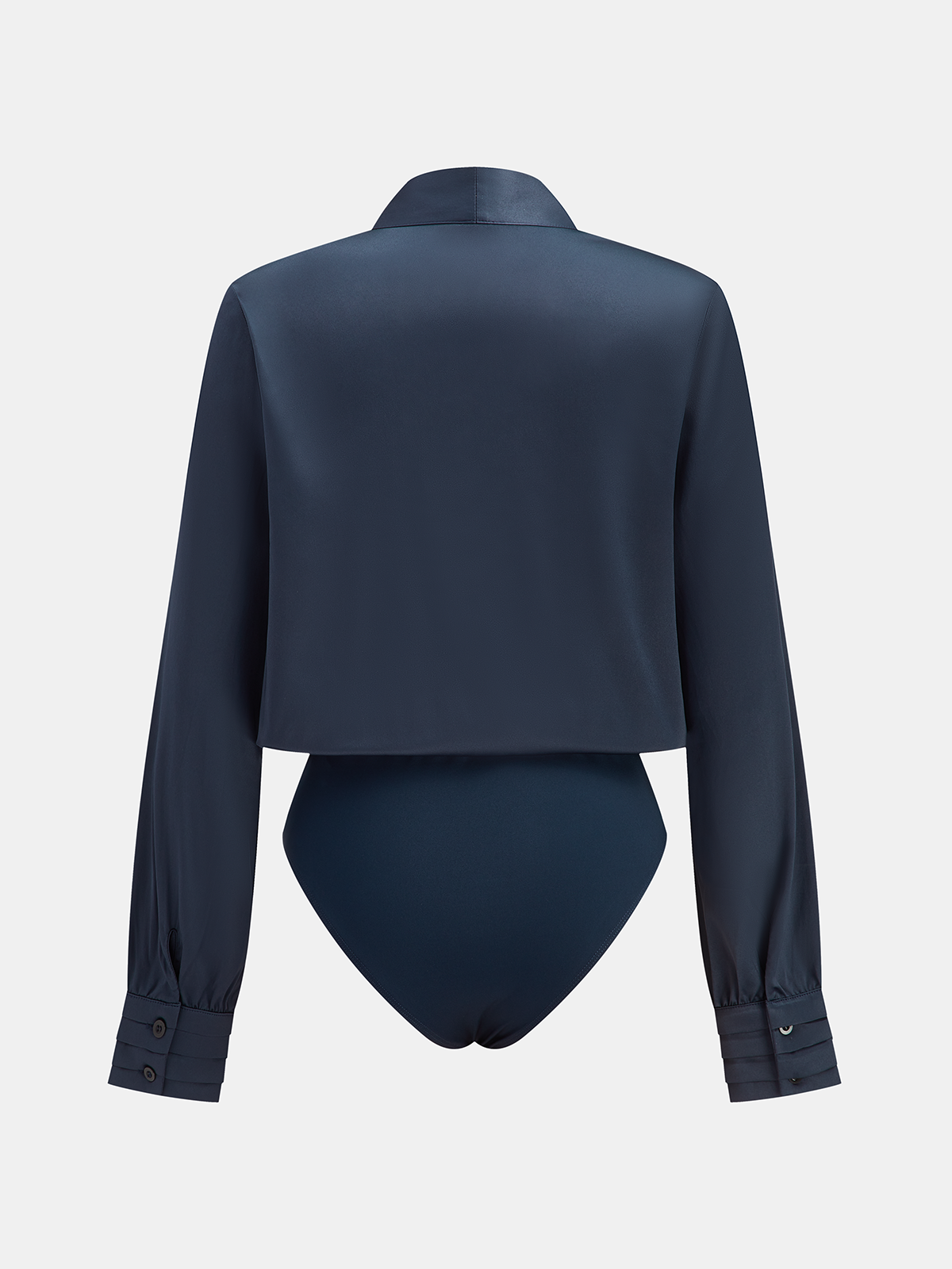 Satin V-neck Bodysuit