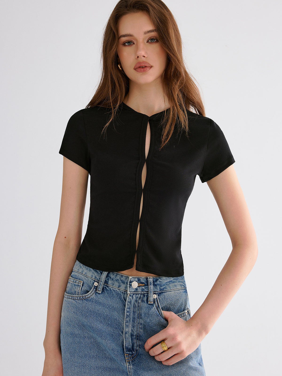Reversible Short Sleeve Top