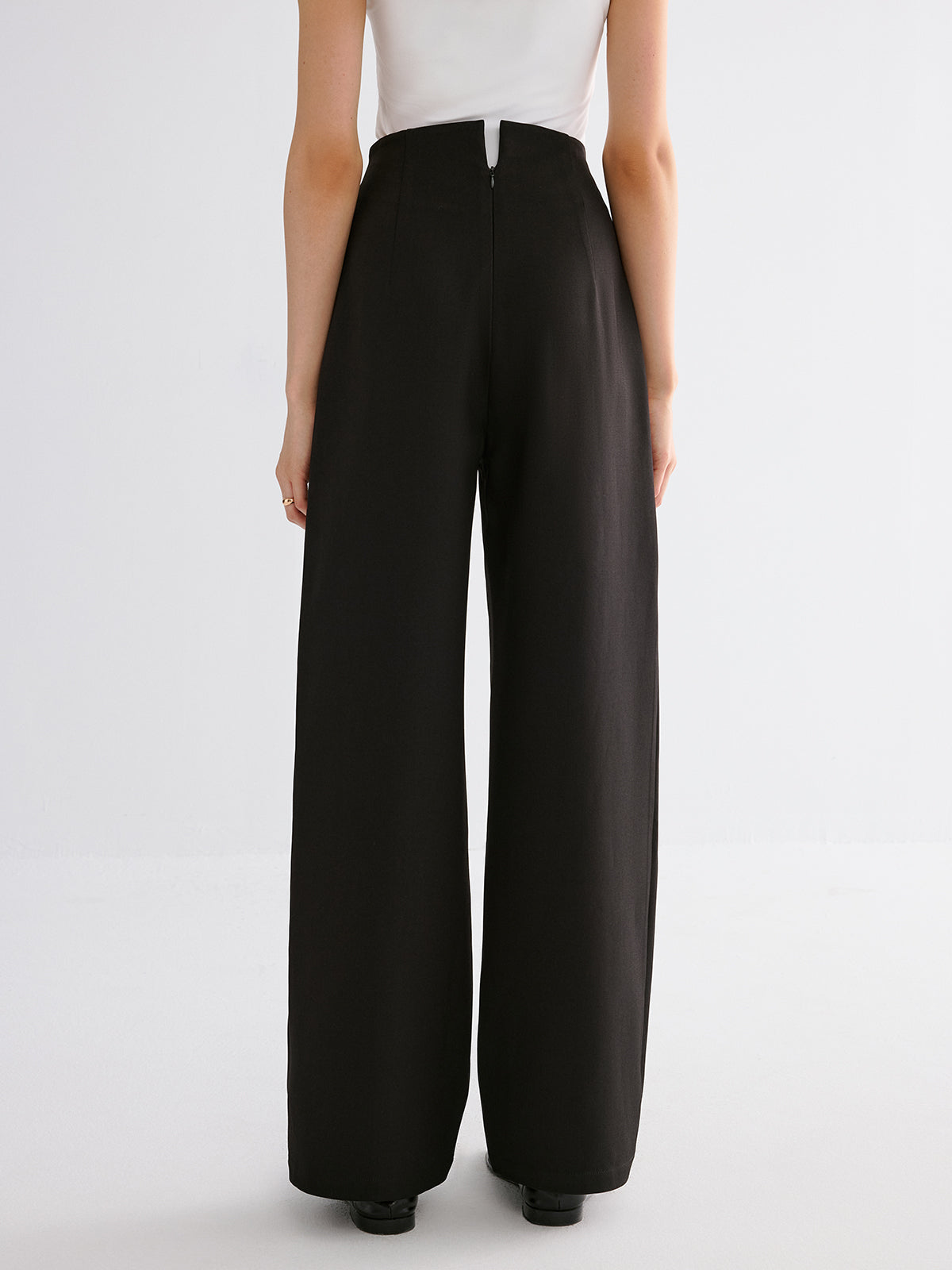 High-Waisted Wide-Leg Pants