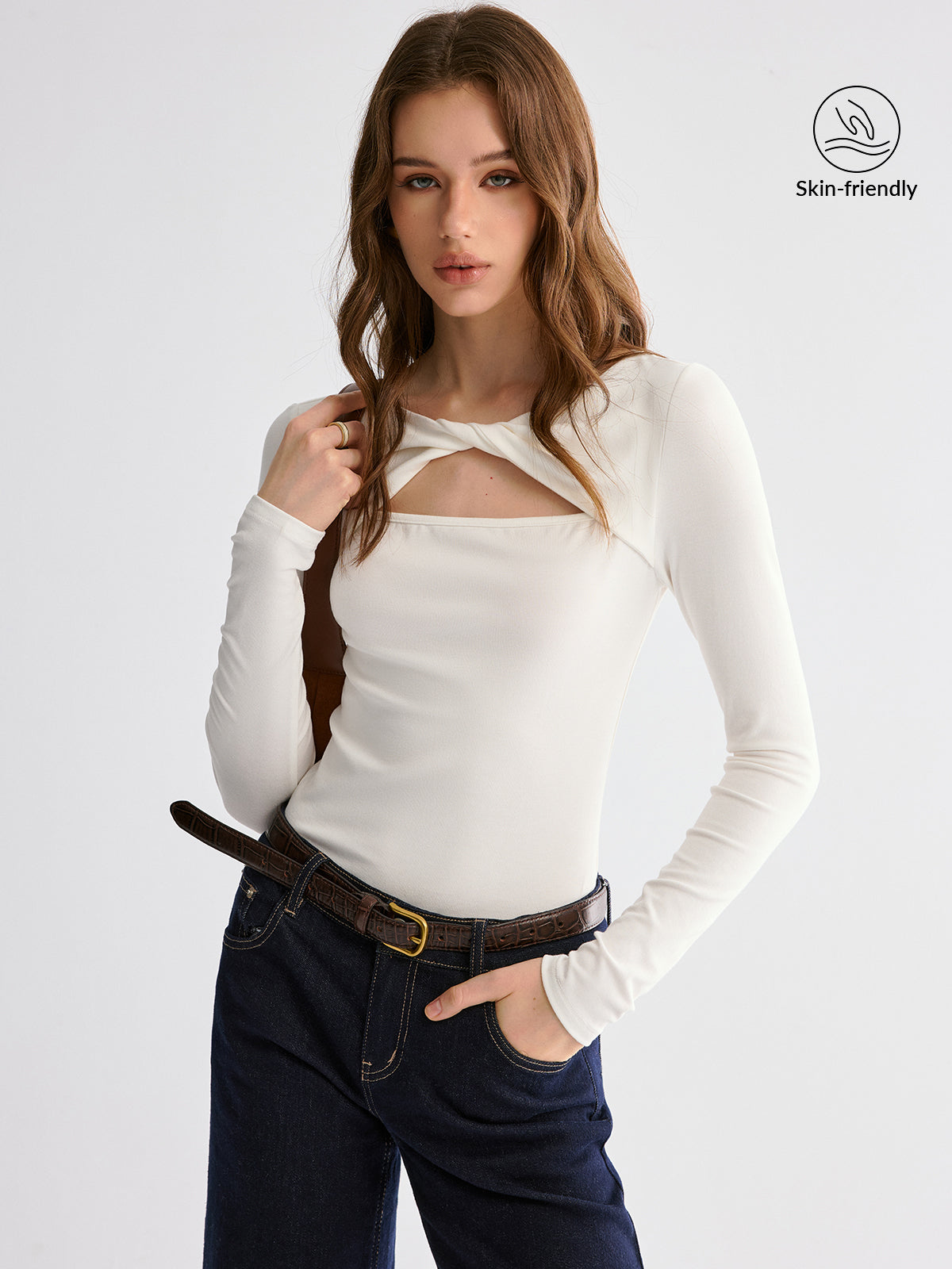 Haut torsadé Soft Line