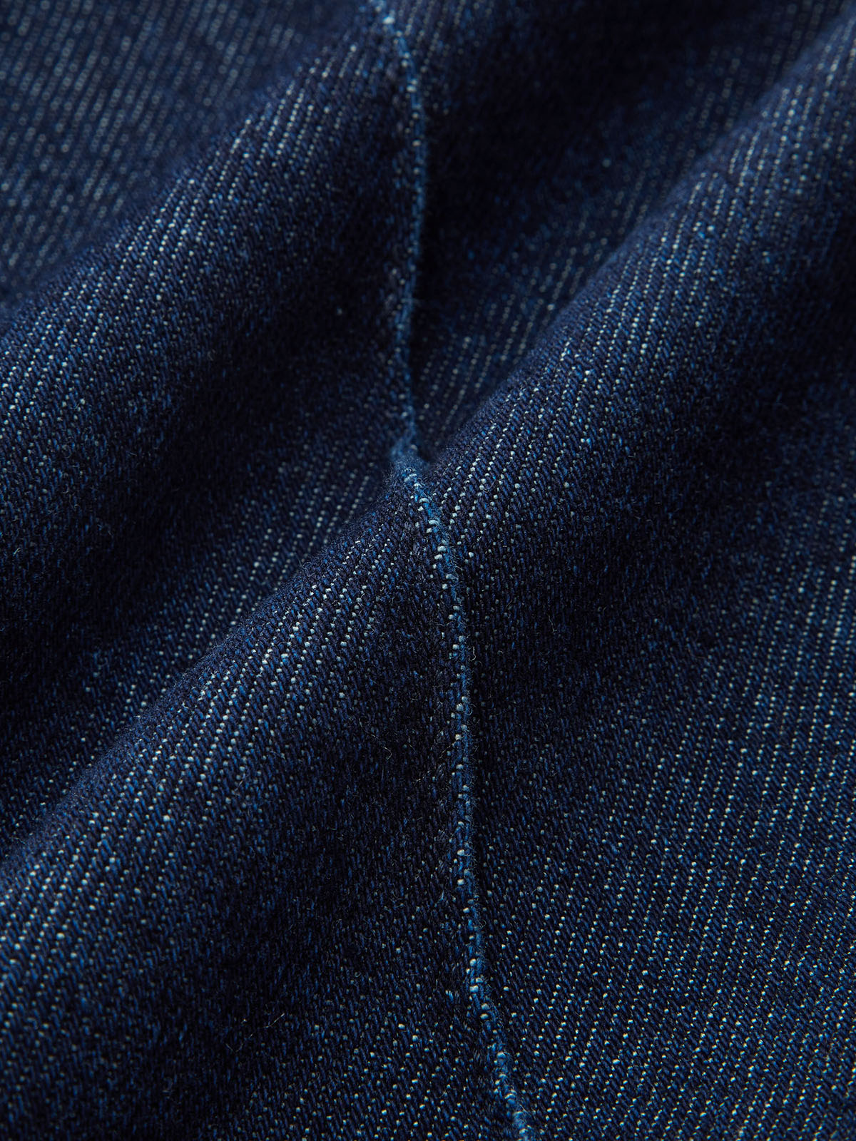 Jean en denim taille mi-haute à jambes larges