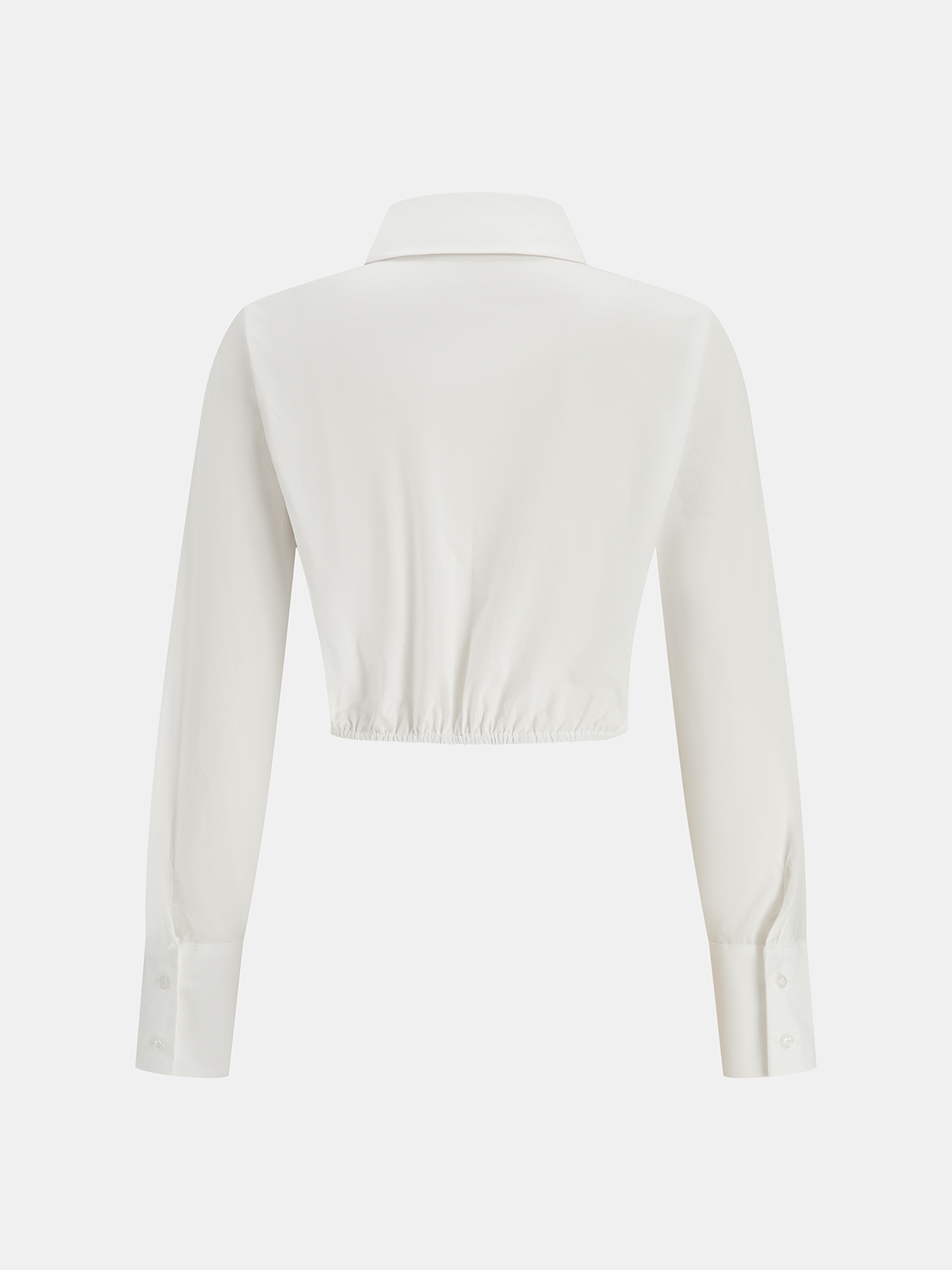 Cotton Twisted Cropped Shirt