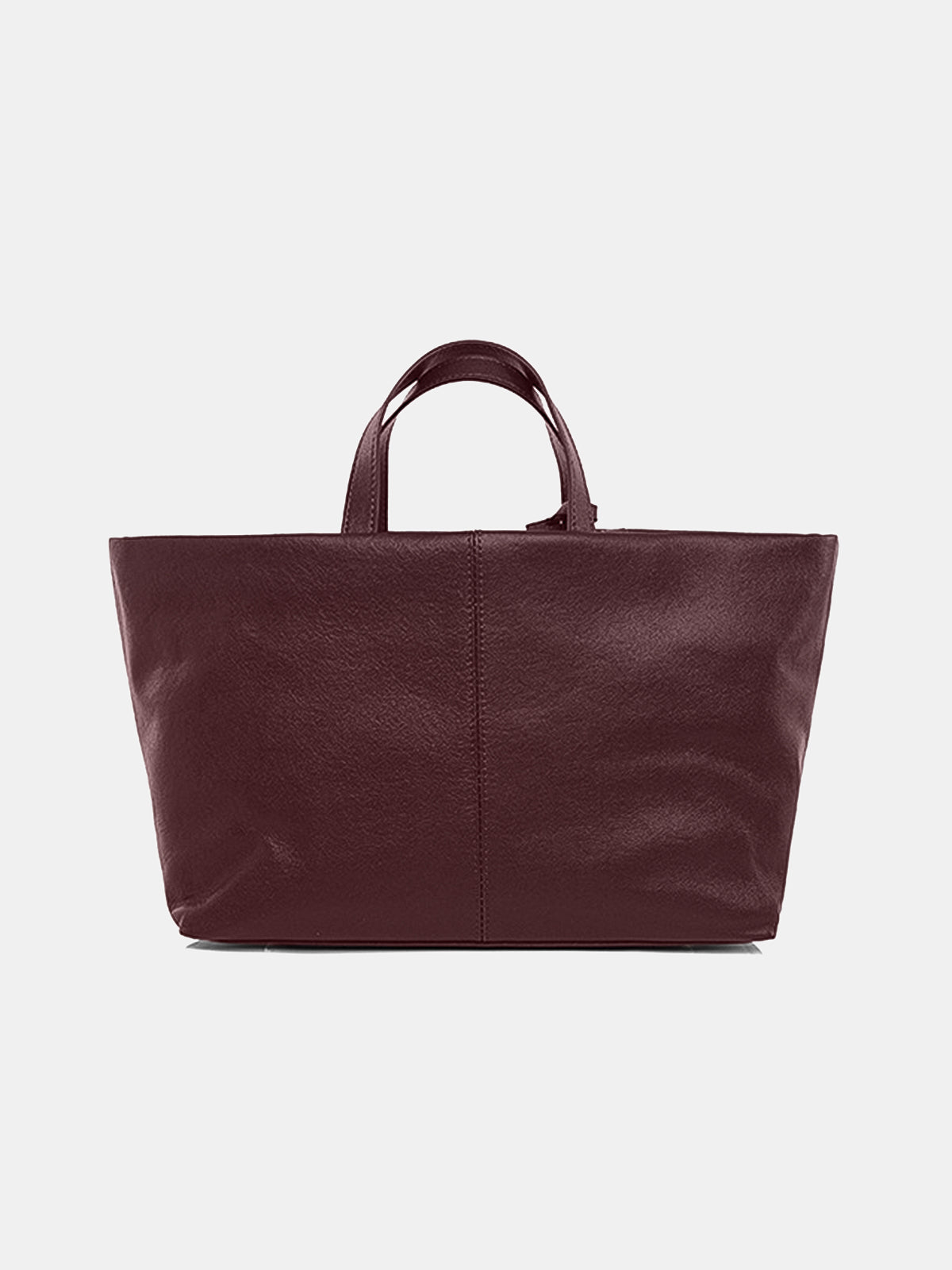 Faux Leather Large-Capacity Tote Bag