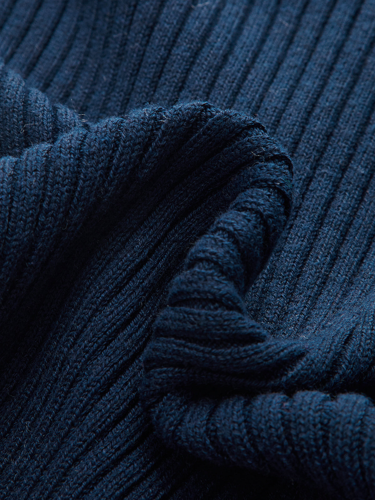 Zip-Front Suede Panel Ribbed Knit Top