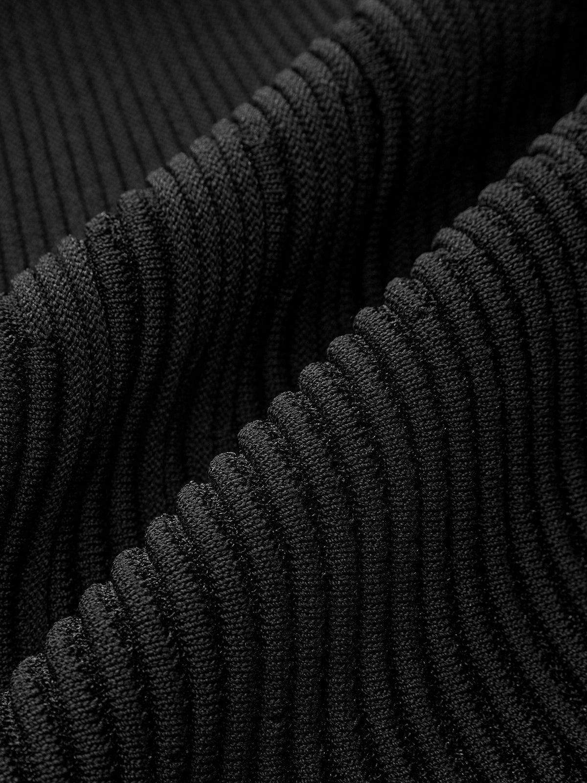 Metal Detail Cut-Out Ribbed Knit Maxi Dress