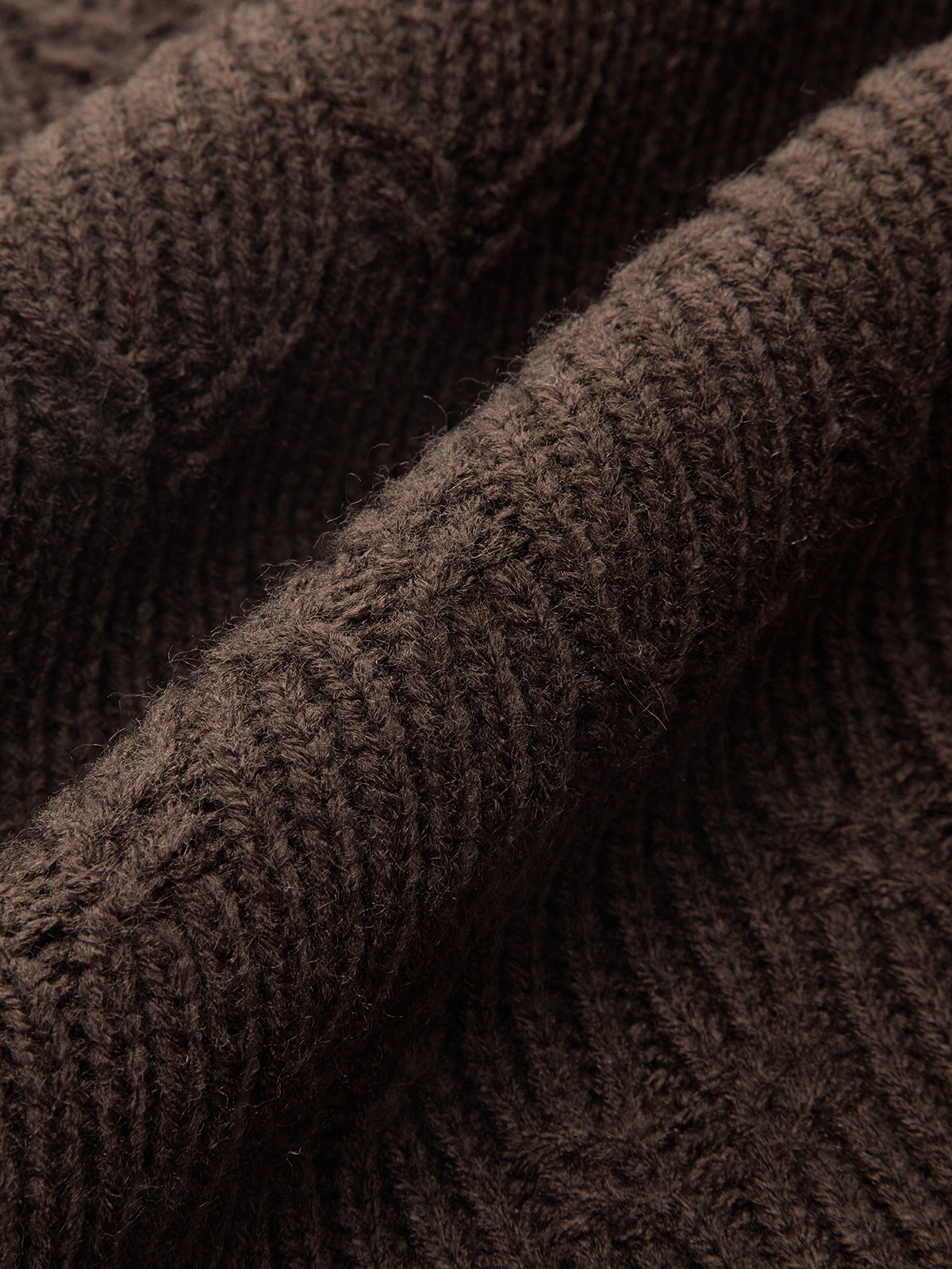 Turtleneck Cable Knit Sleeveless Vest