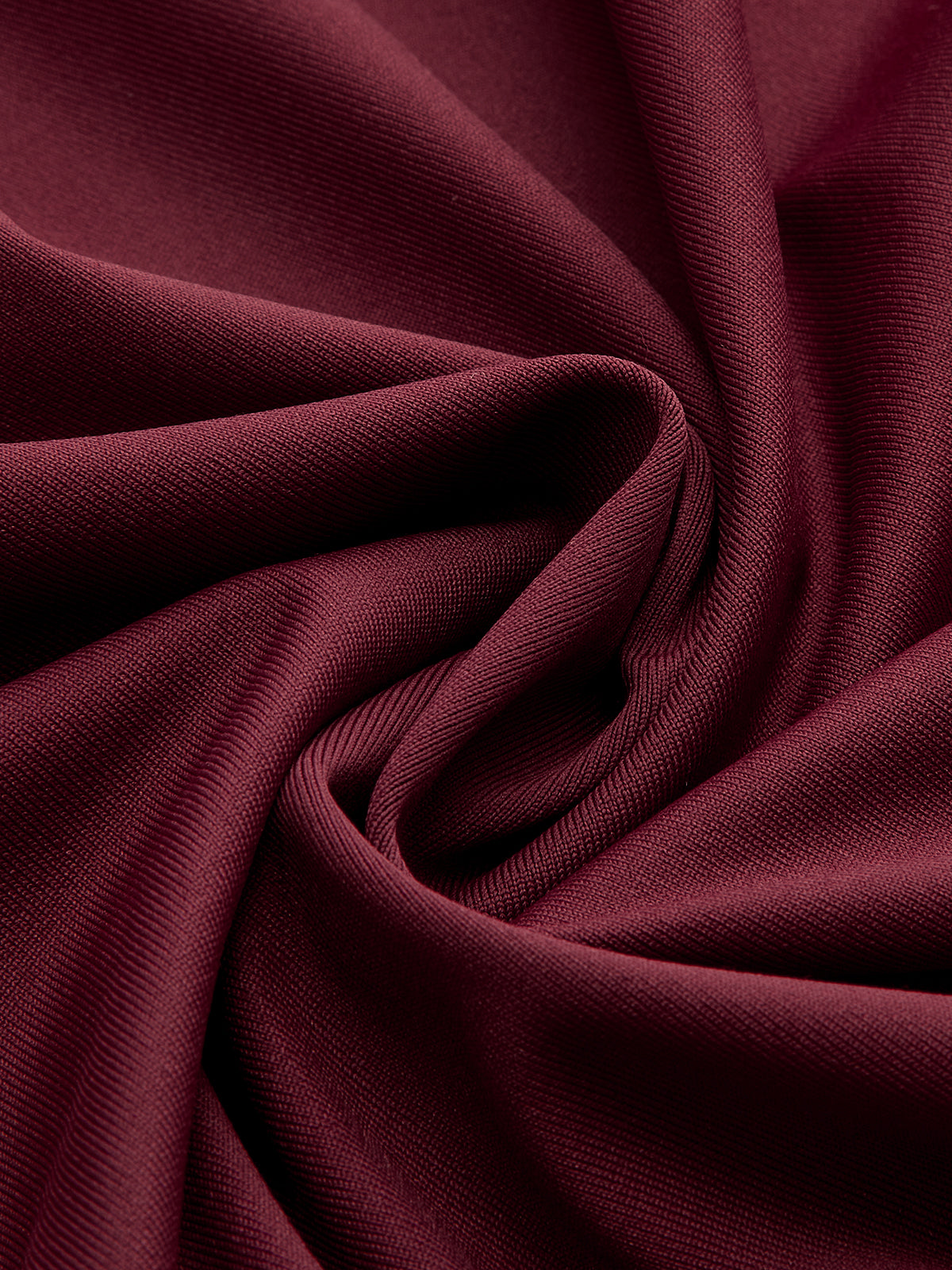 Faux Leather Panel Ruched Midi Skirt