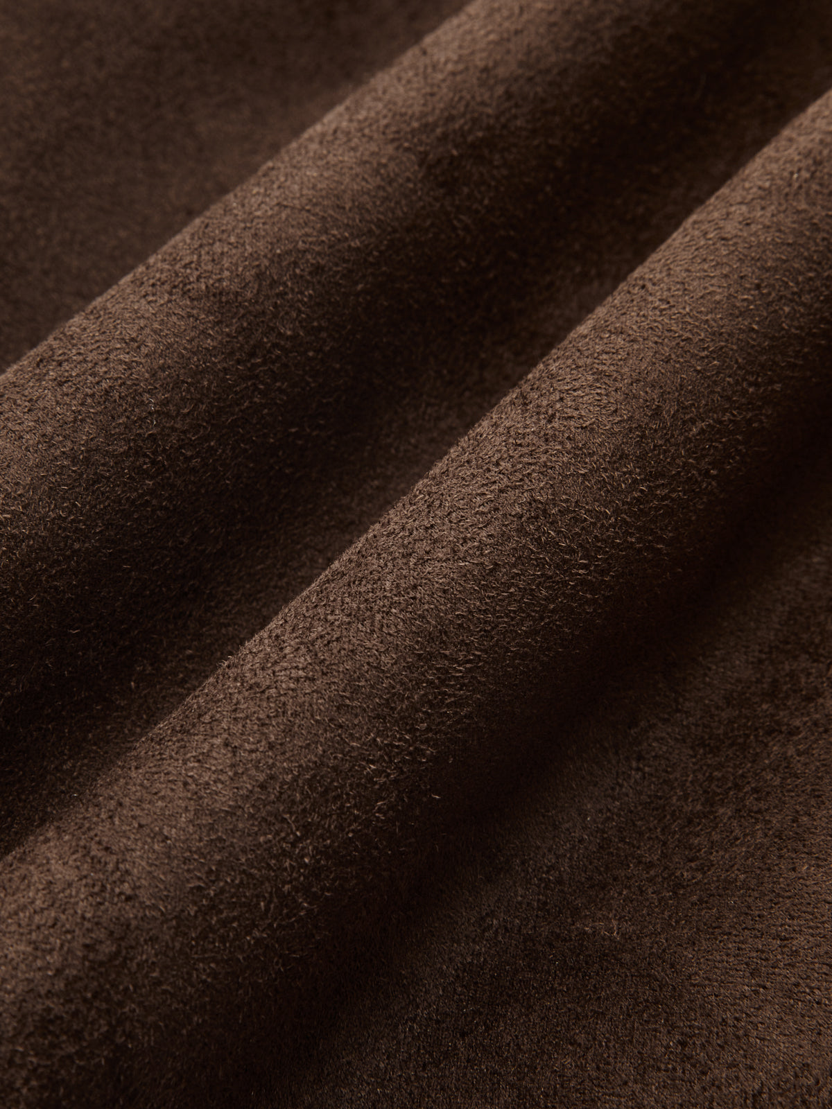 Faux Leather Trim Shearling Jacket