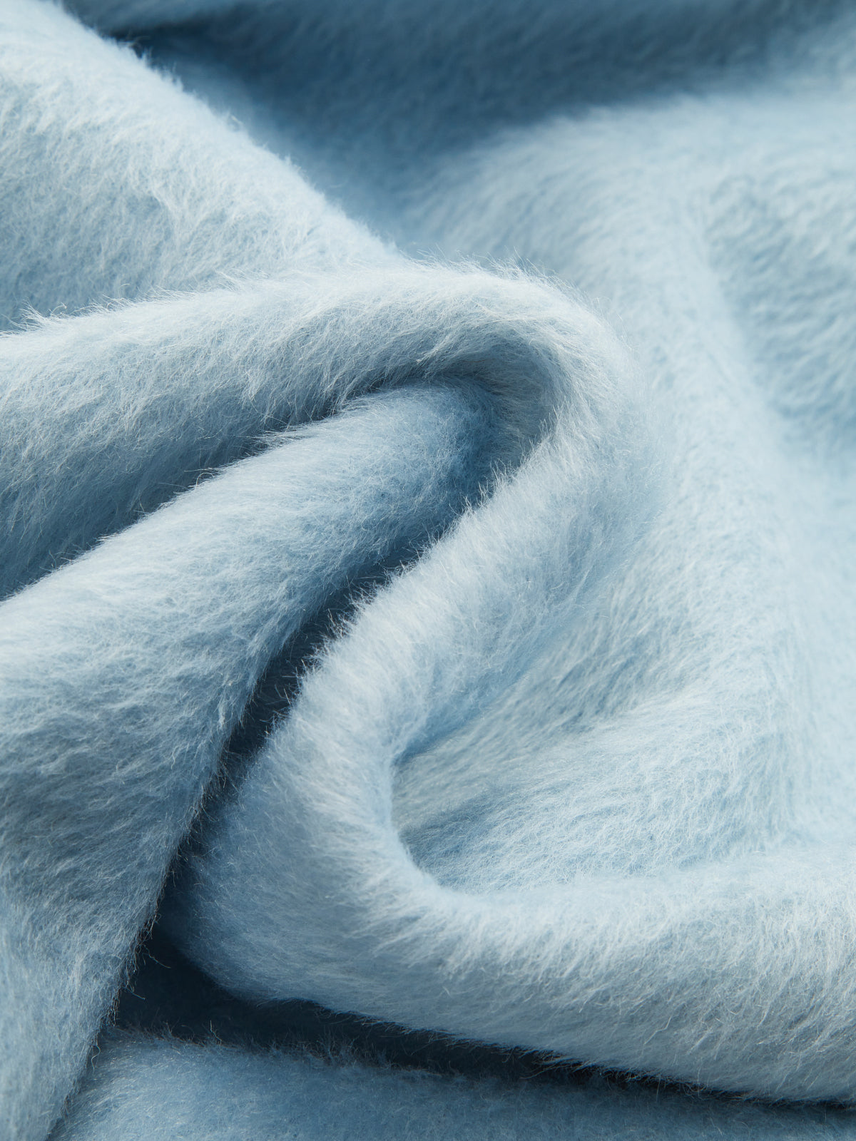 Double-Breasted Fuzzy Blazer