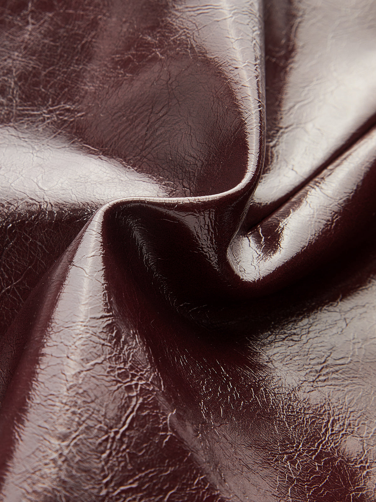Skort aus Kunstleder „Metal Rose“