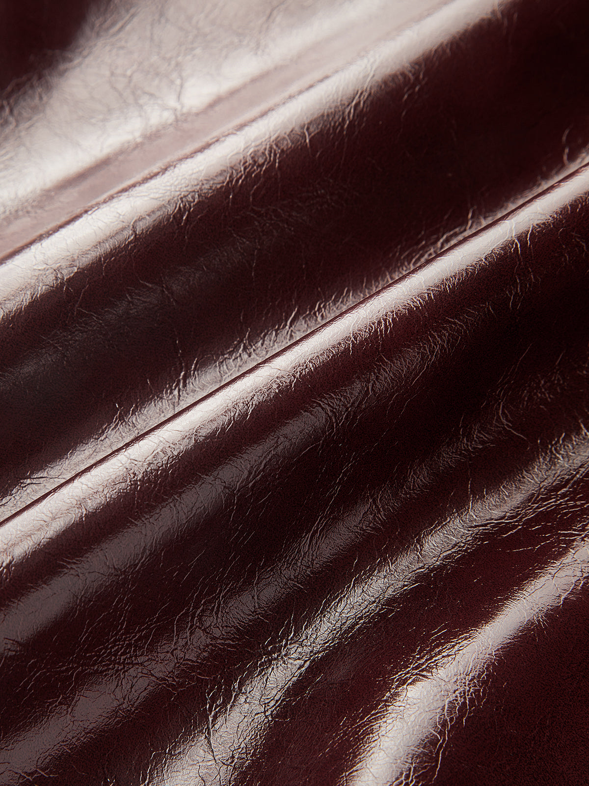 Belted Faux Leather Mini Skirt