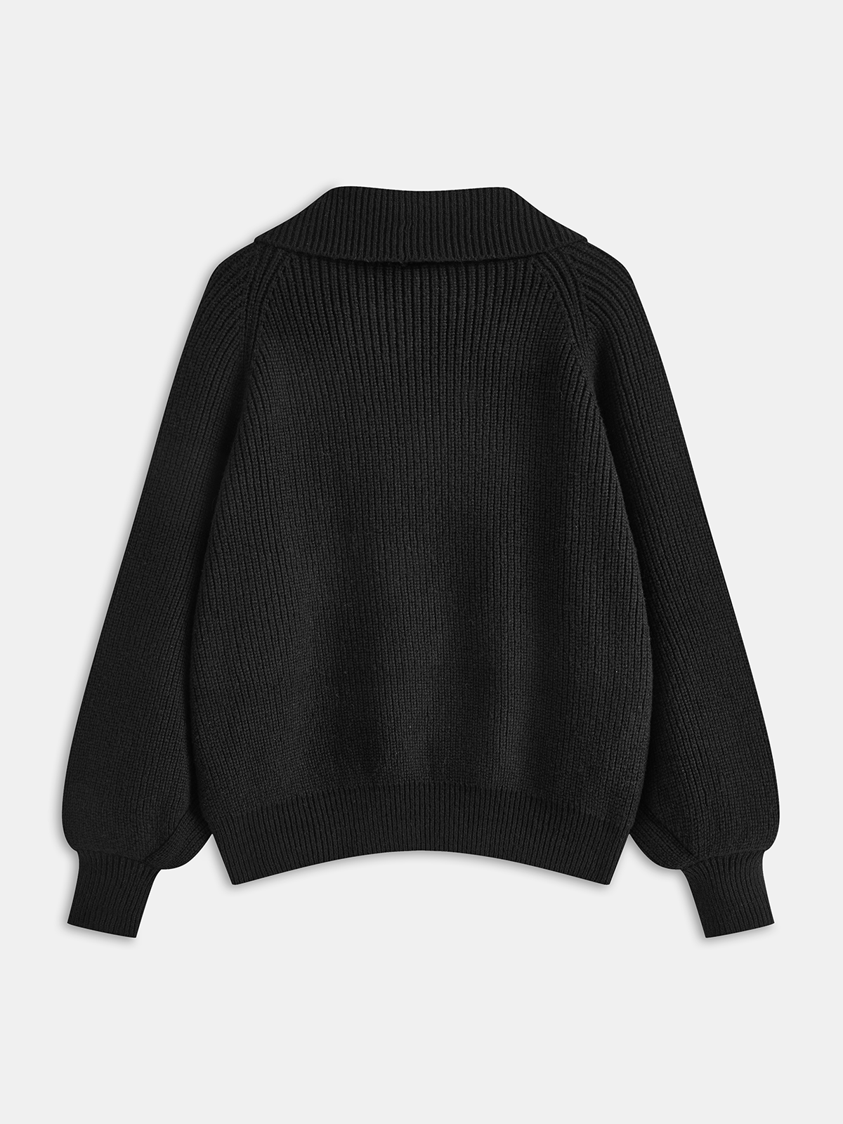 Shawl Collar Batwing Sleeve Knit Outerwear