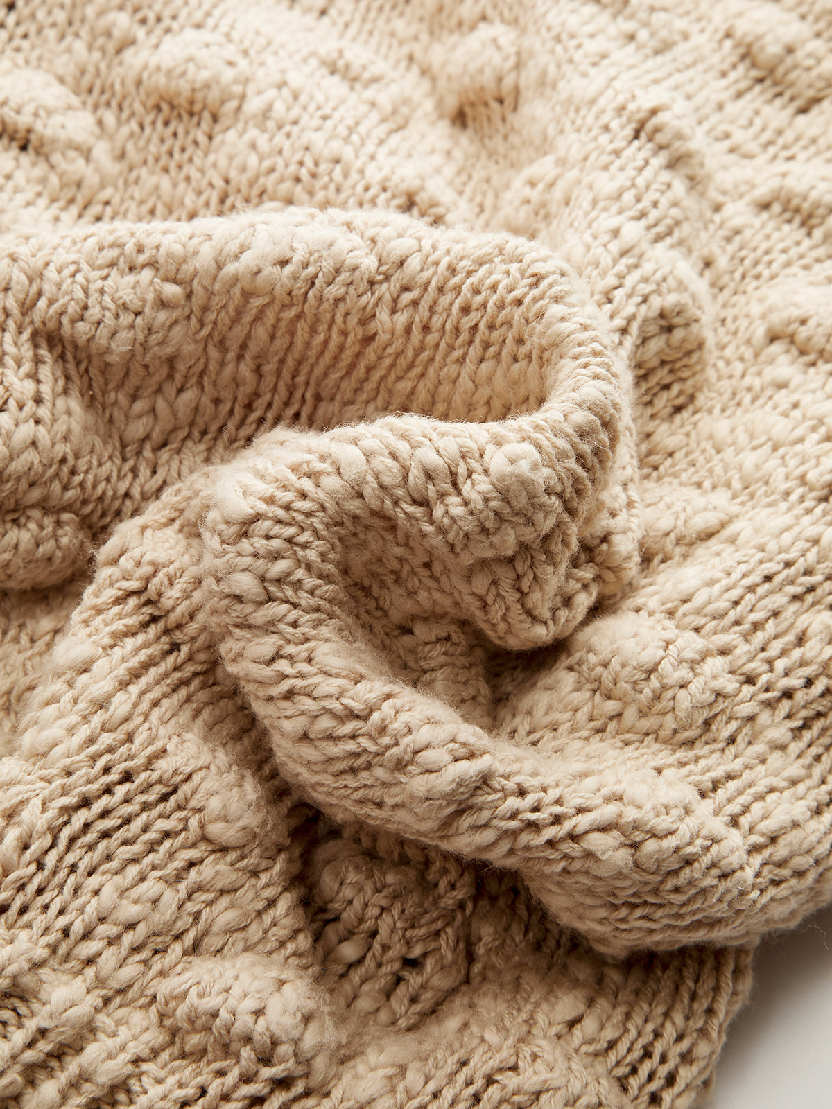 Bow Detail Textured Knit Cardigan