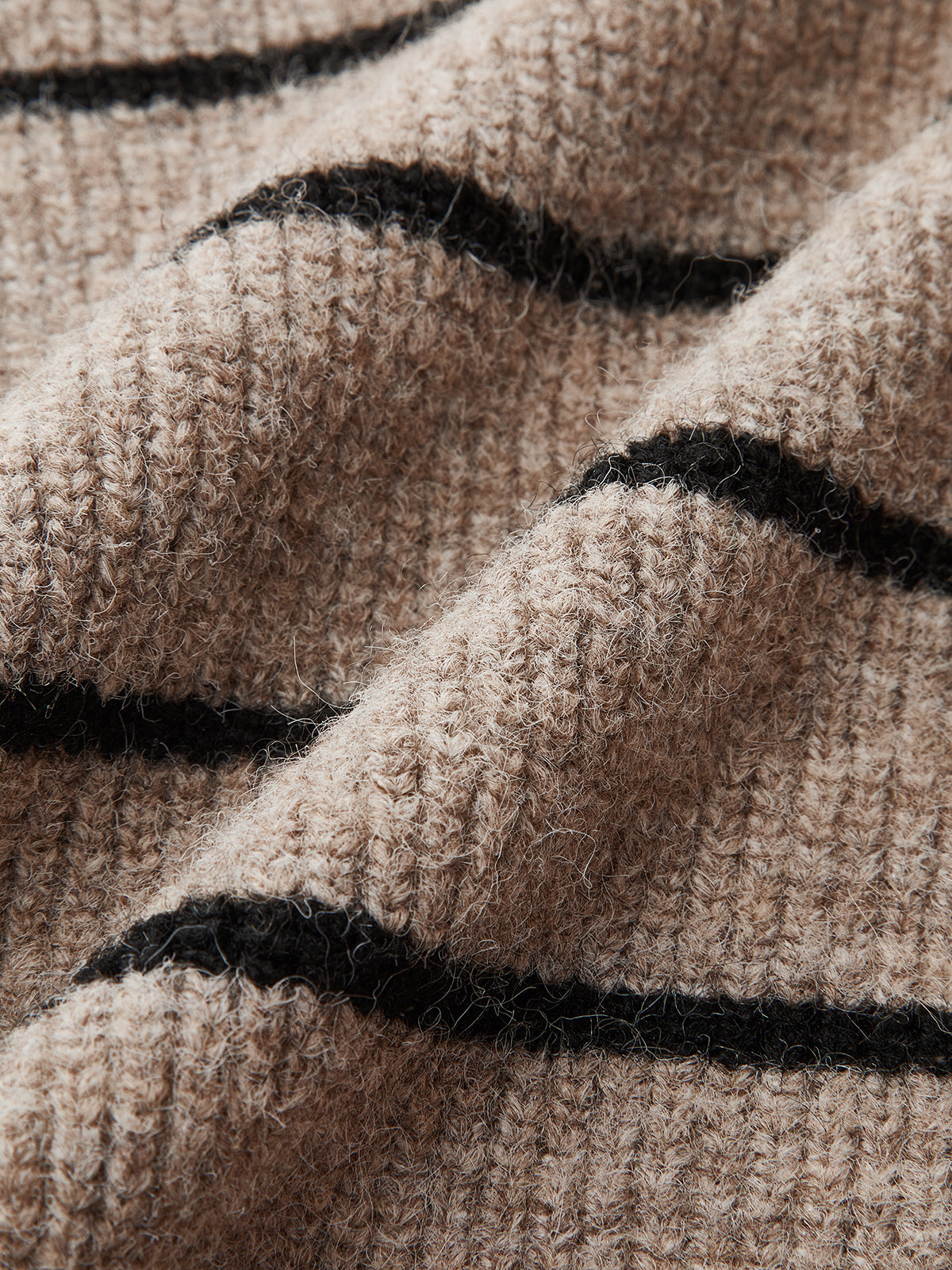 Striped Knit Vest with Tie Neck Detail