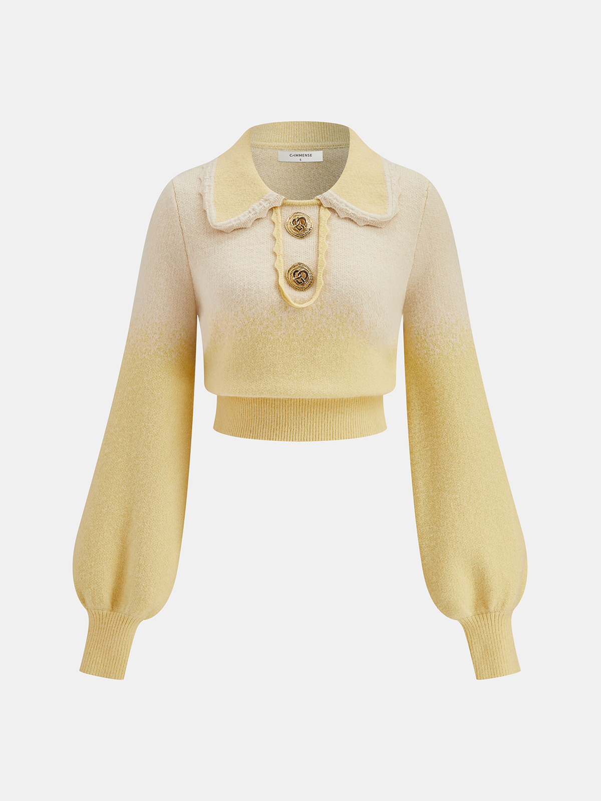 Ombre Knitted Top and Mini Skirt Set