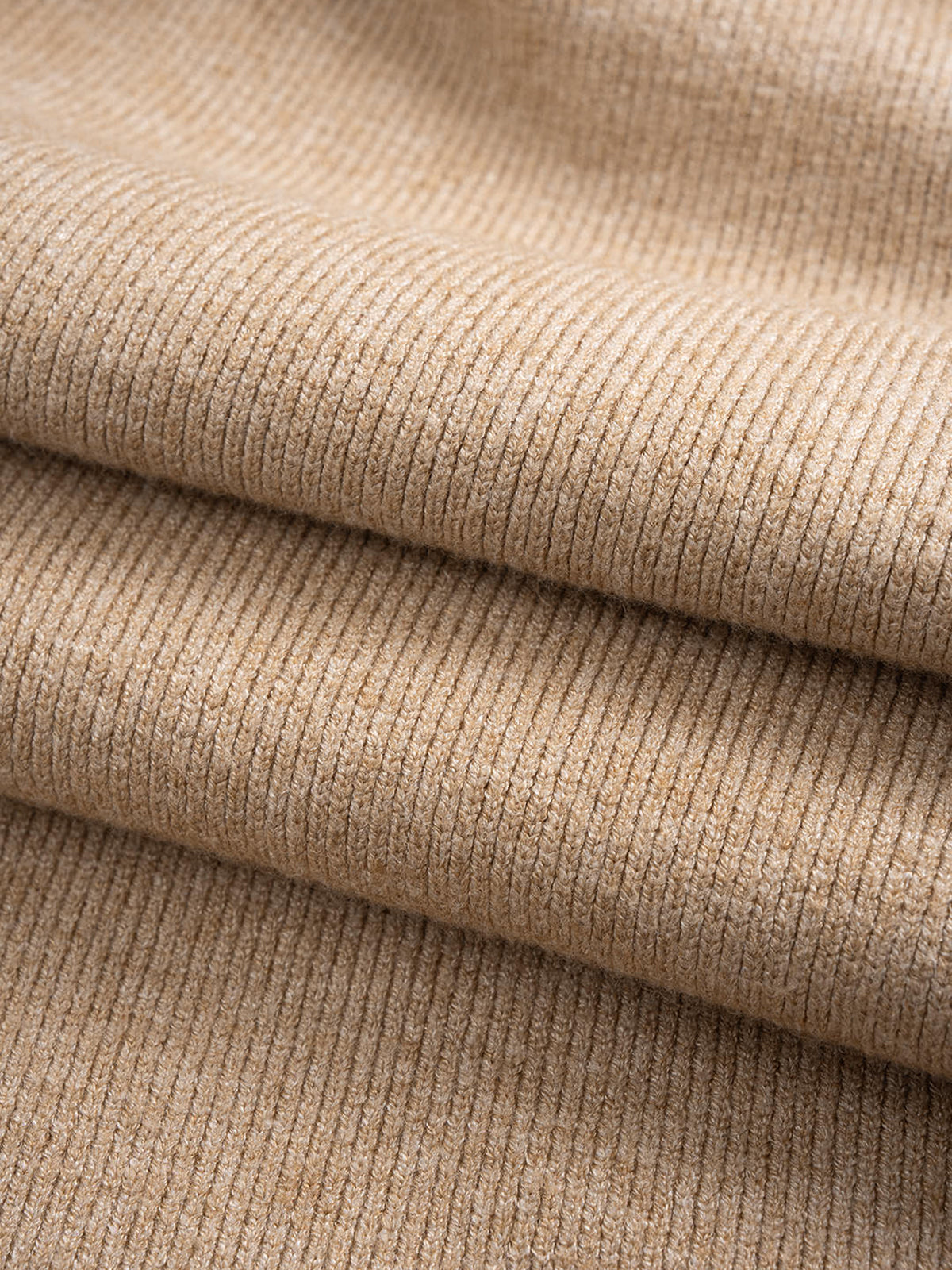 Knitted Zip-Up Jacket and Wide-Leg Pants Set