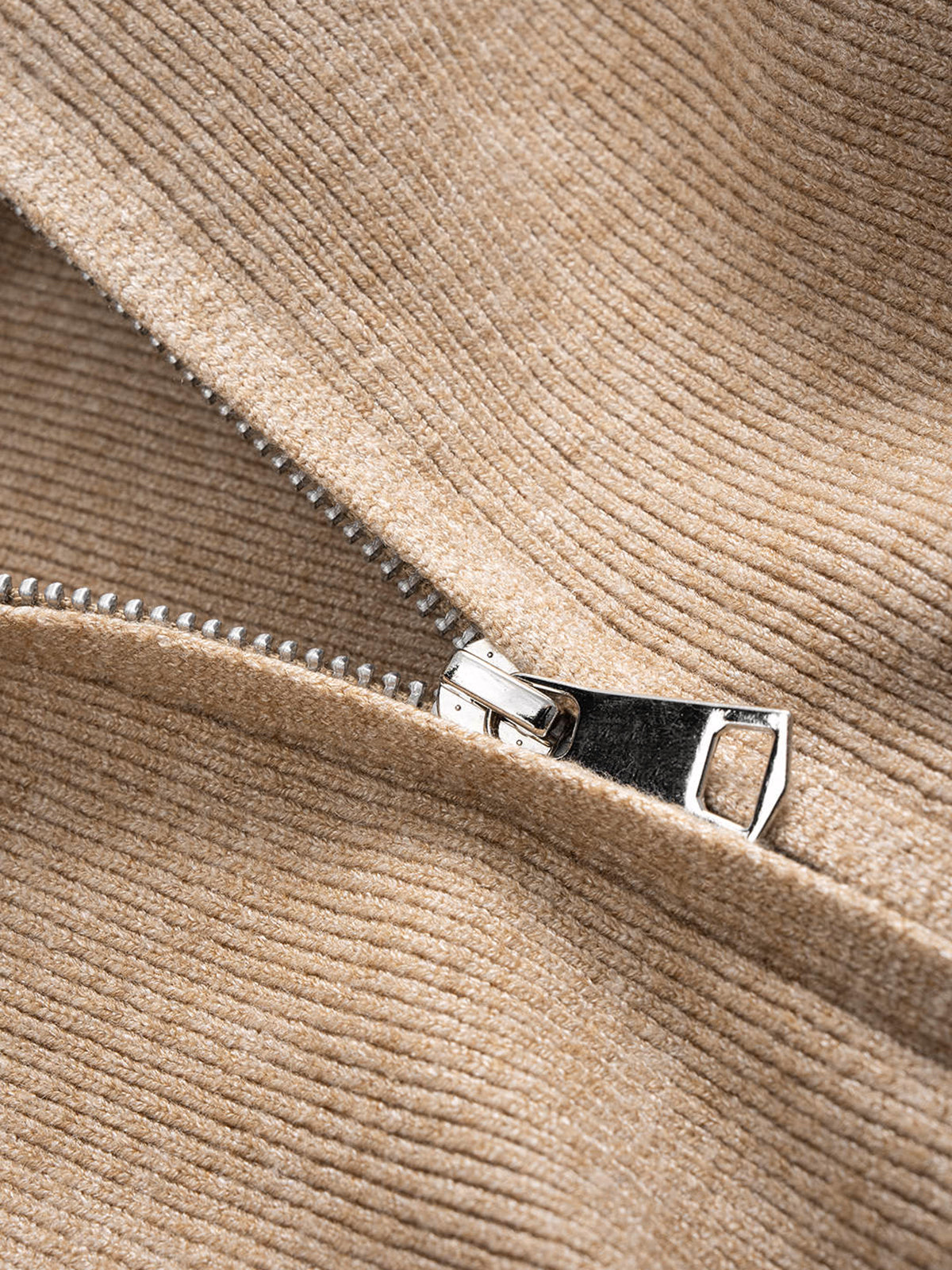 Knitted Zip-Up Jacket and Wide-Leg Pants Set