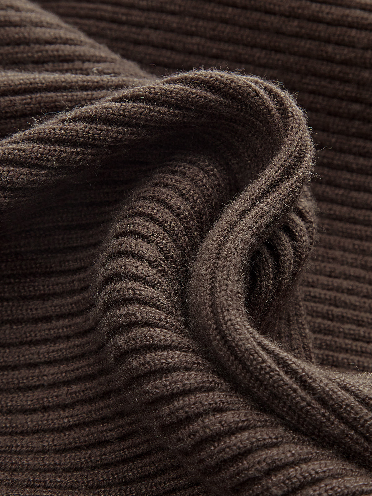 Puff Sleeve Backless Rib-Knit Sweater