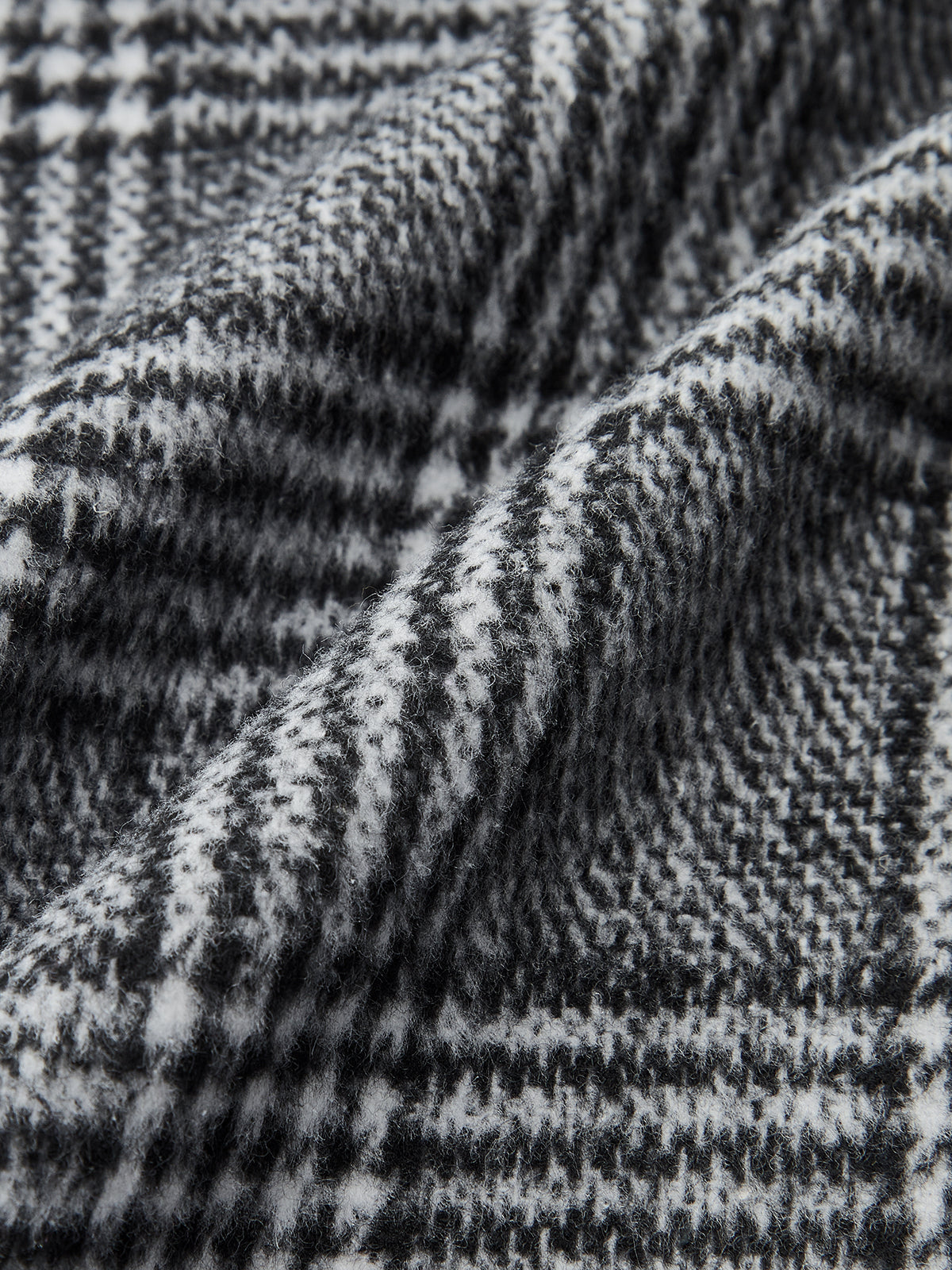Pantalon écossais taille haute ceinturé