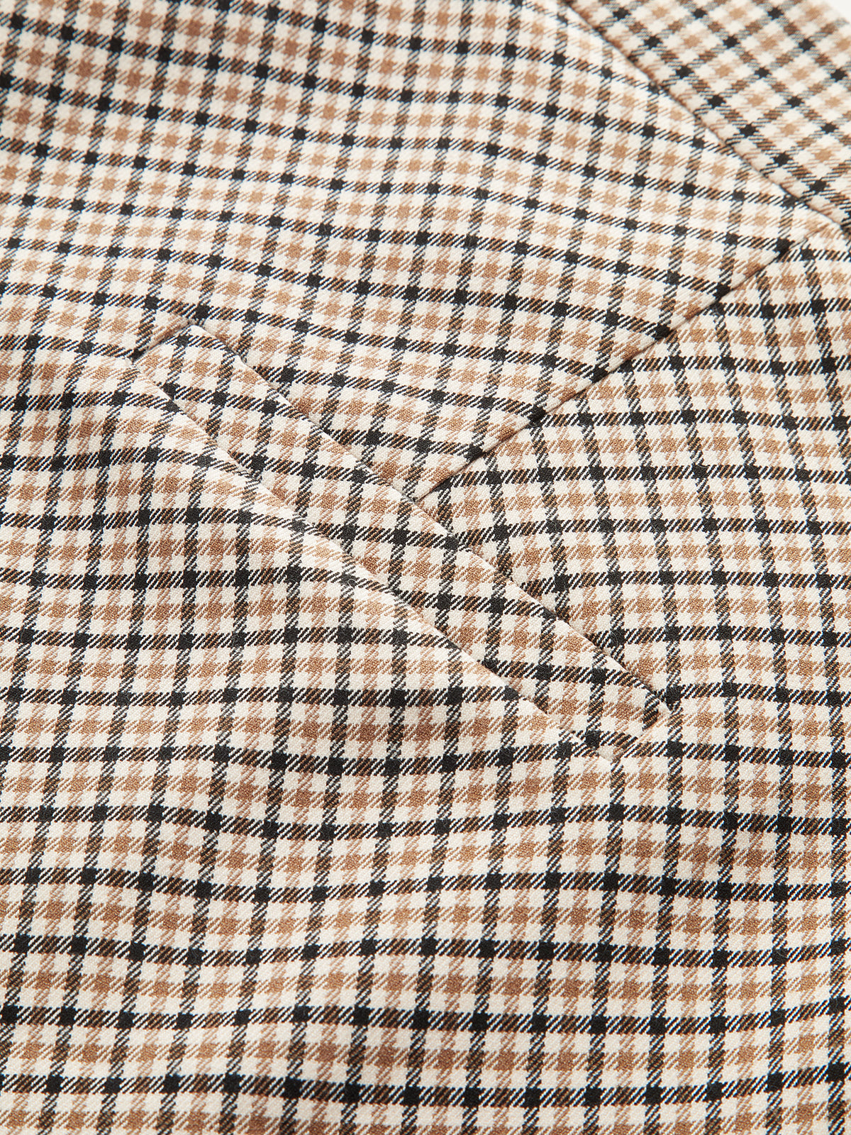 Checked Mini Skirt