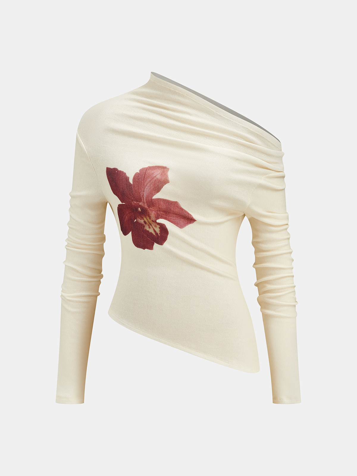 Ensemble haut à imprimé floral et jupe amovible