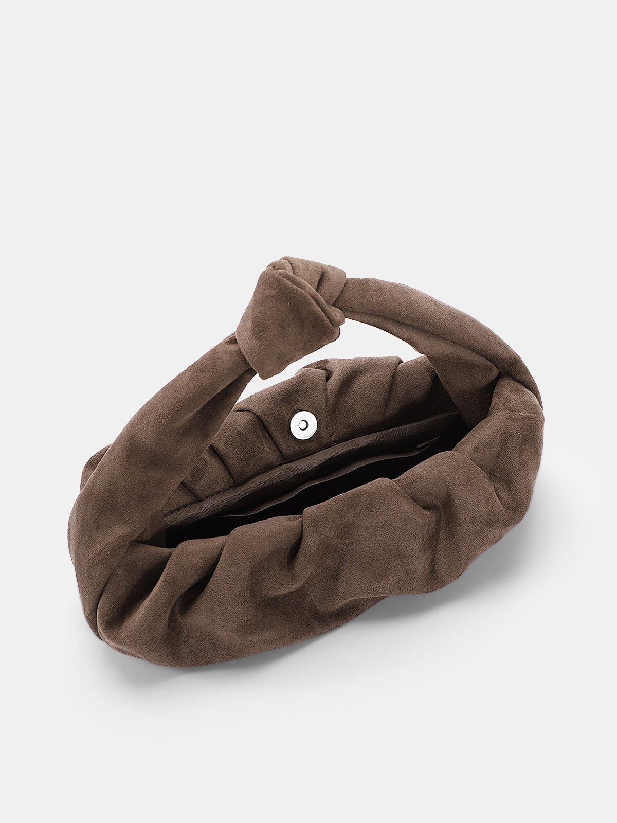 Sac à main à poignée supérieure nouée en faux daim