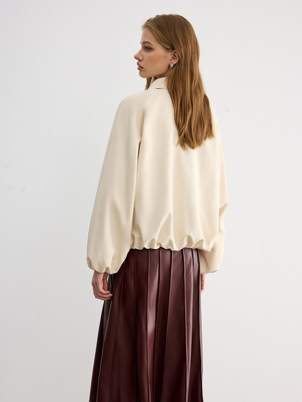 Collared Button Trench Coat
