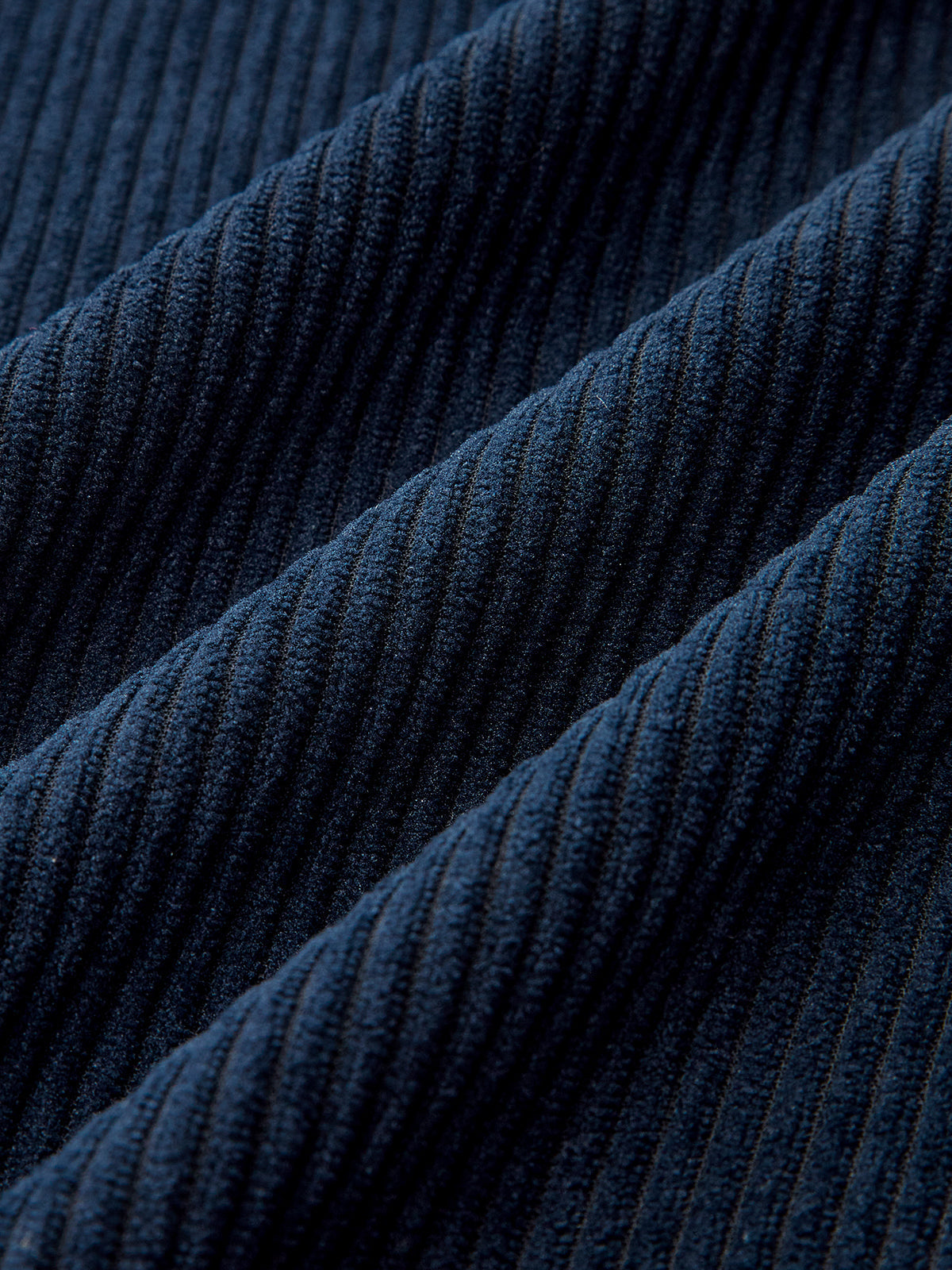 Corduroy Pleated Mid-Waist Wide-Leg Pants