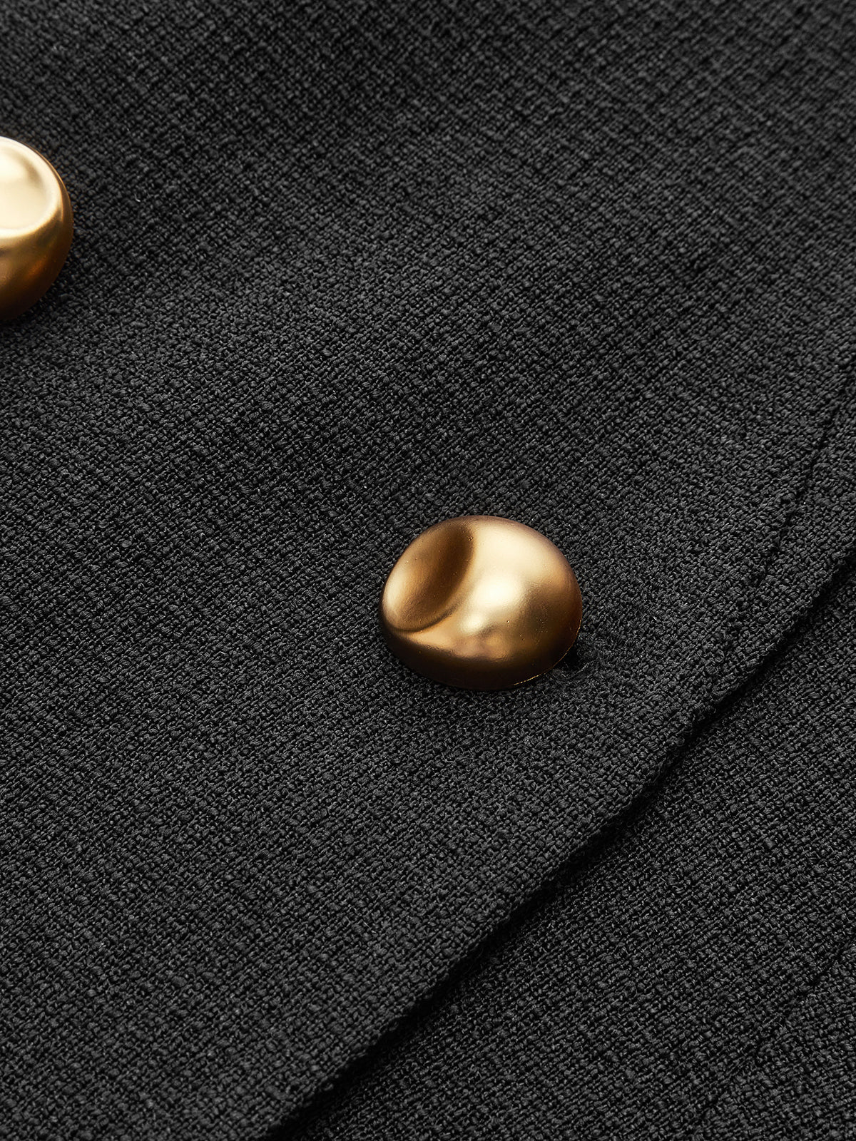 Metal-Button Tailored Vest
