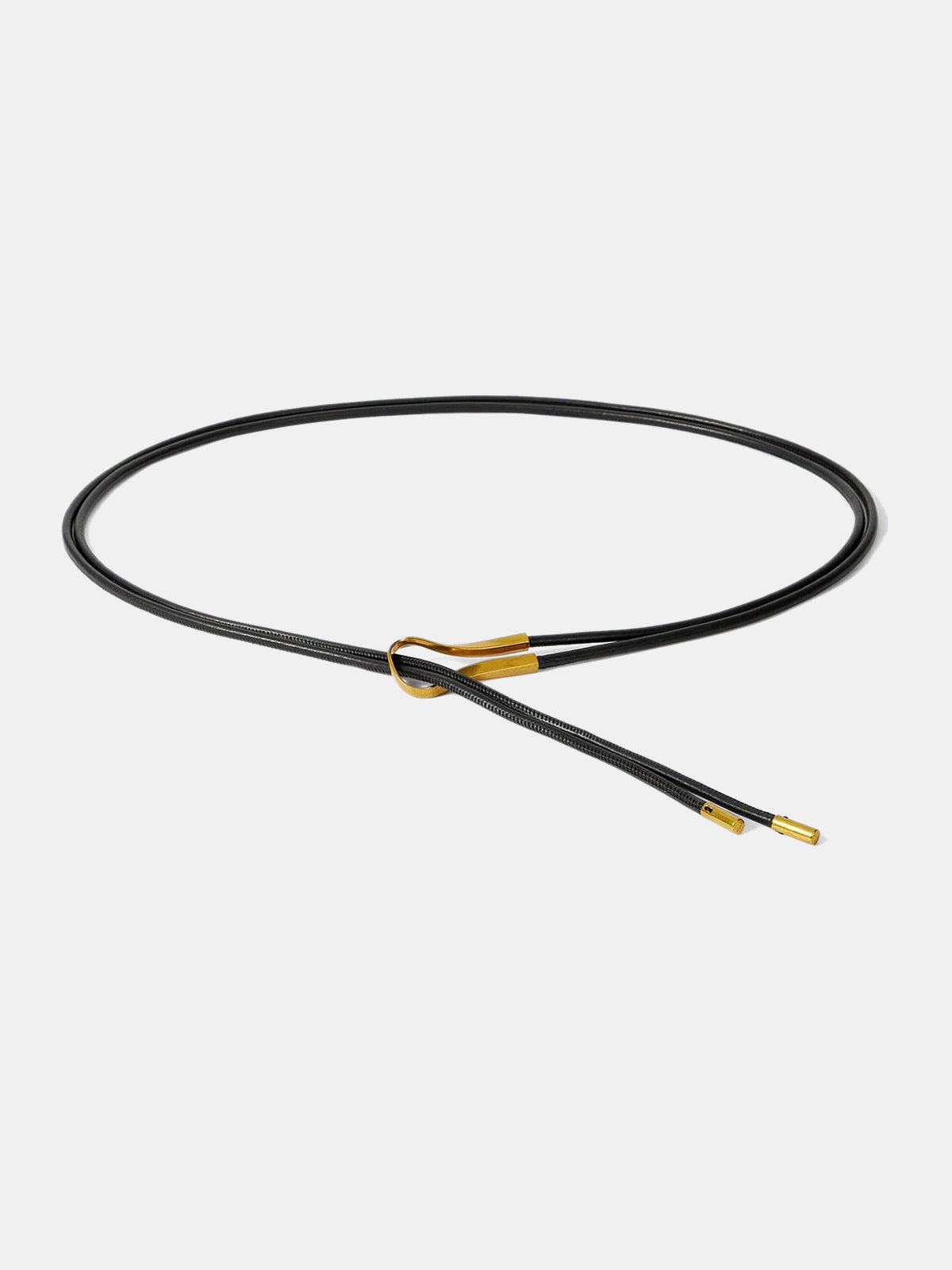 Ceinture en cuir PU aspect corde