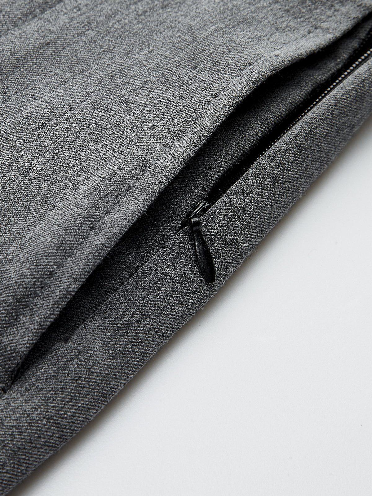 Metal Detail Wide-Leg Pants