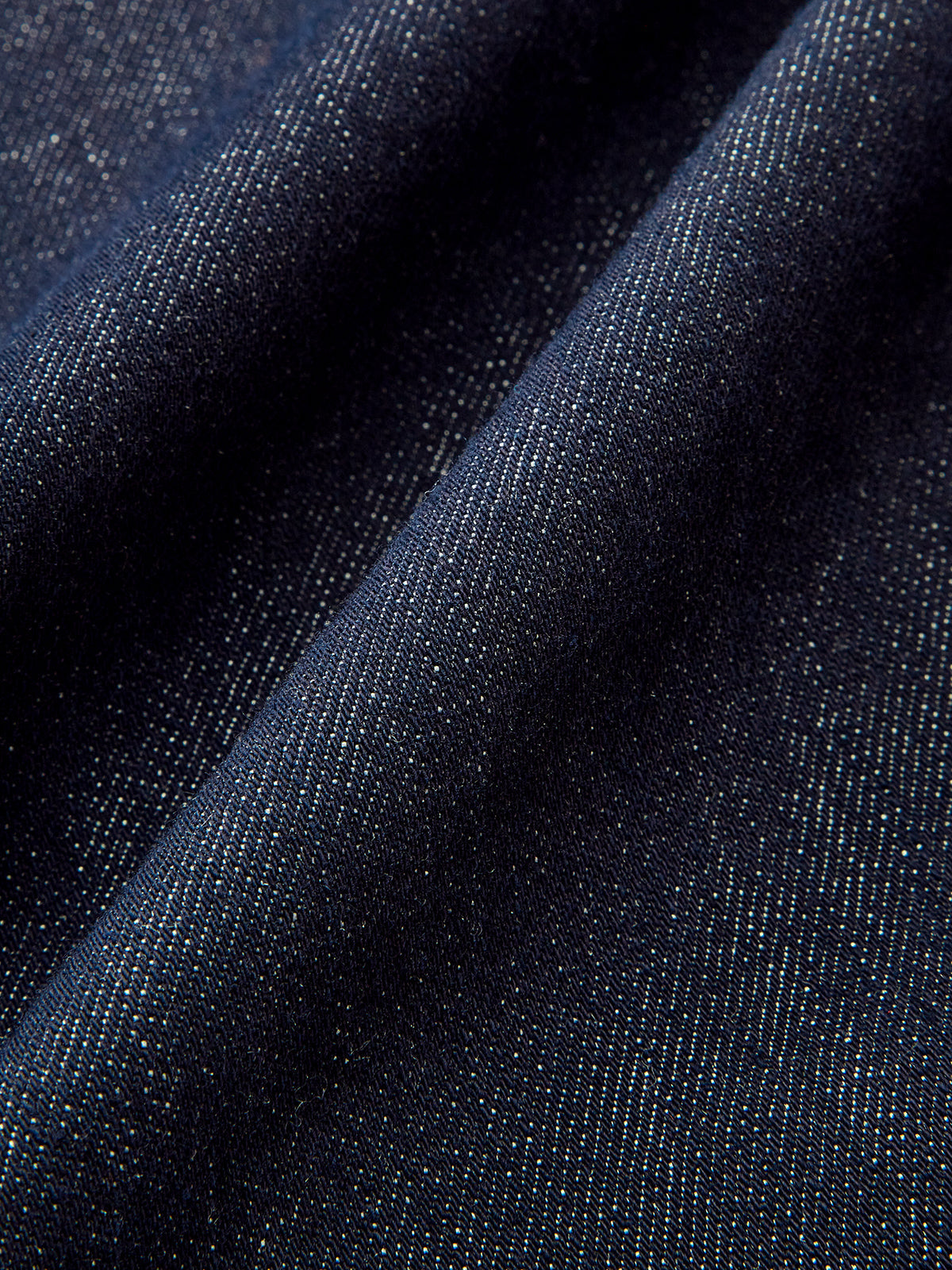 Pantalon en jean taille haute boutonné à jambes larges