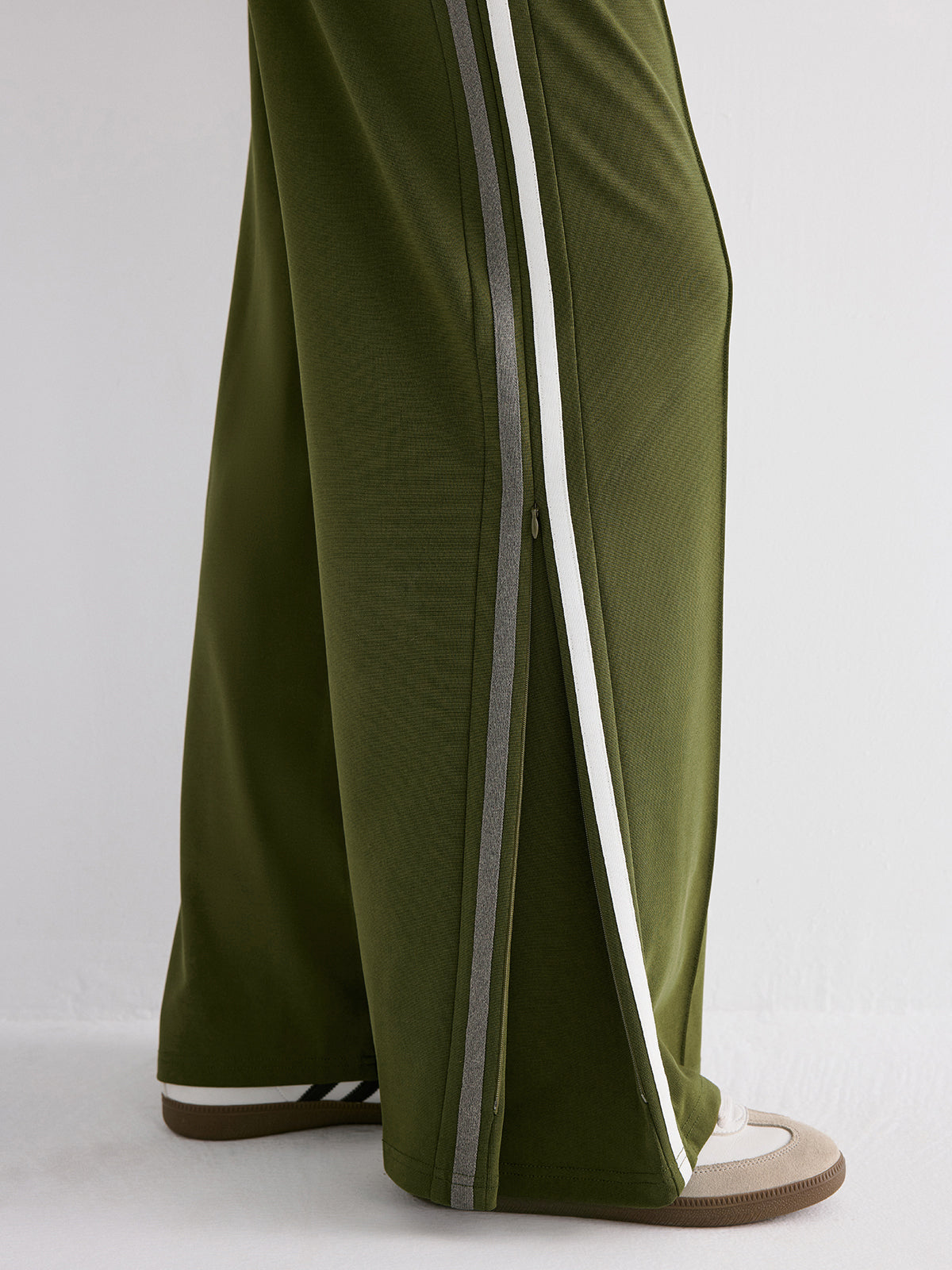 Pantalon de jogging fendu à bande latérale