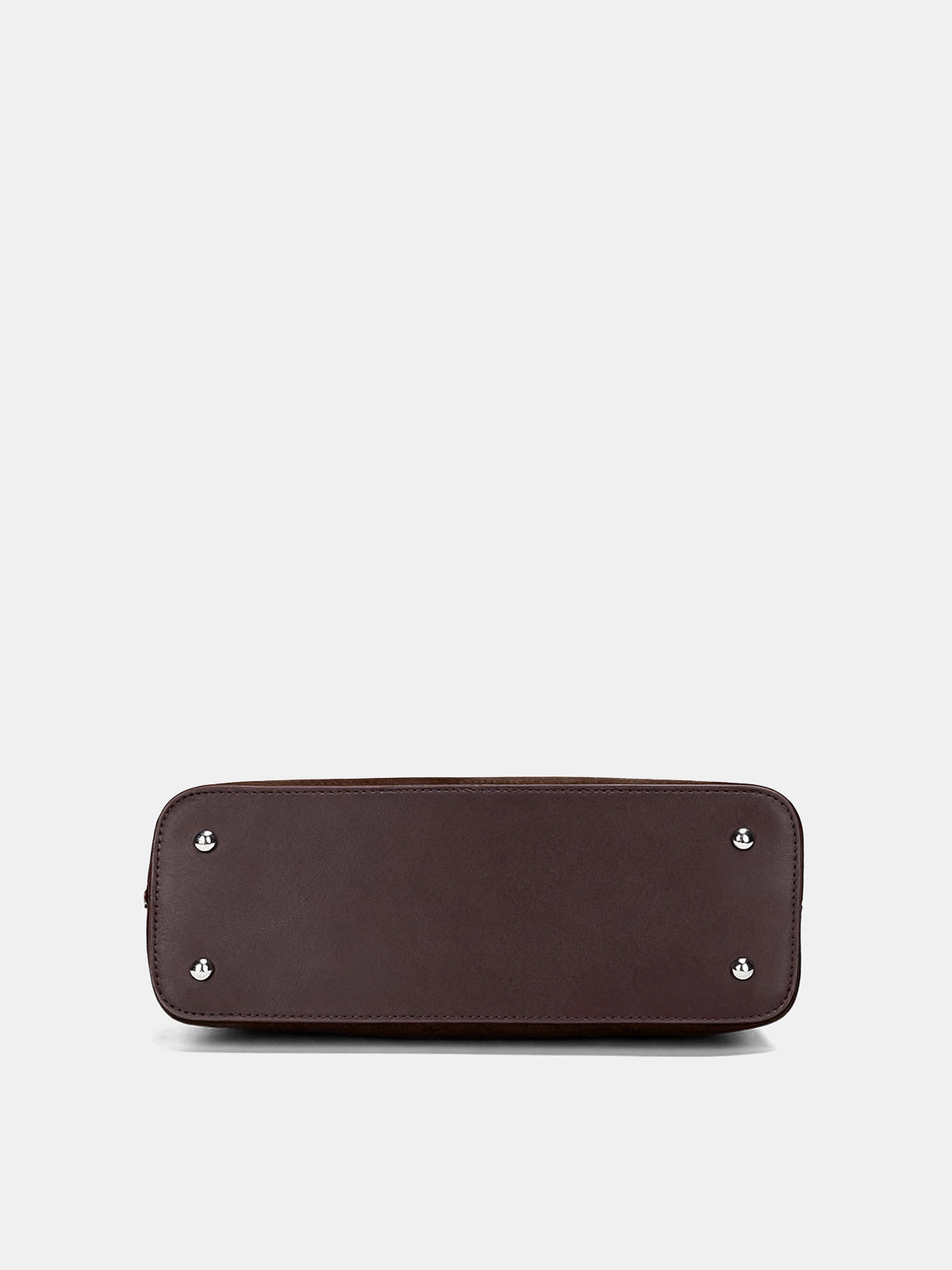 Belt Detail Suede Effect Tote Bag