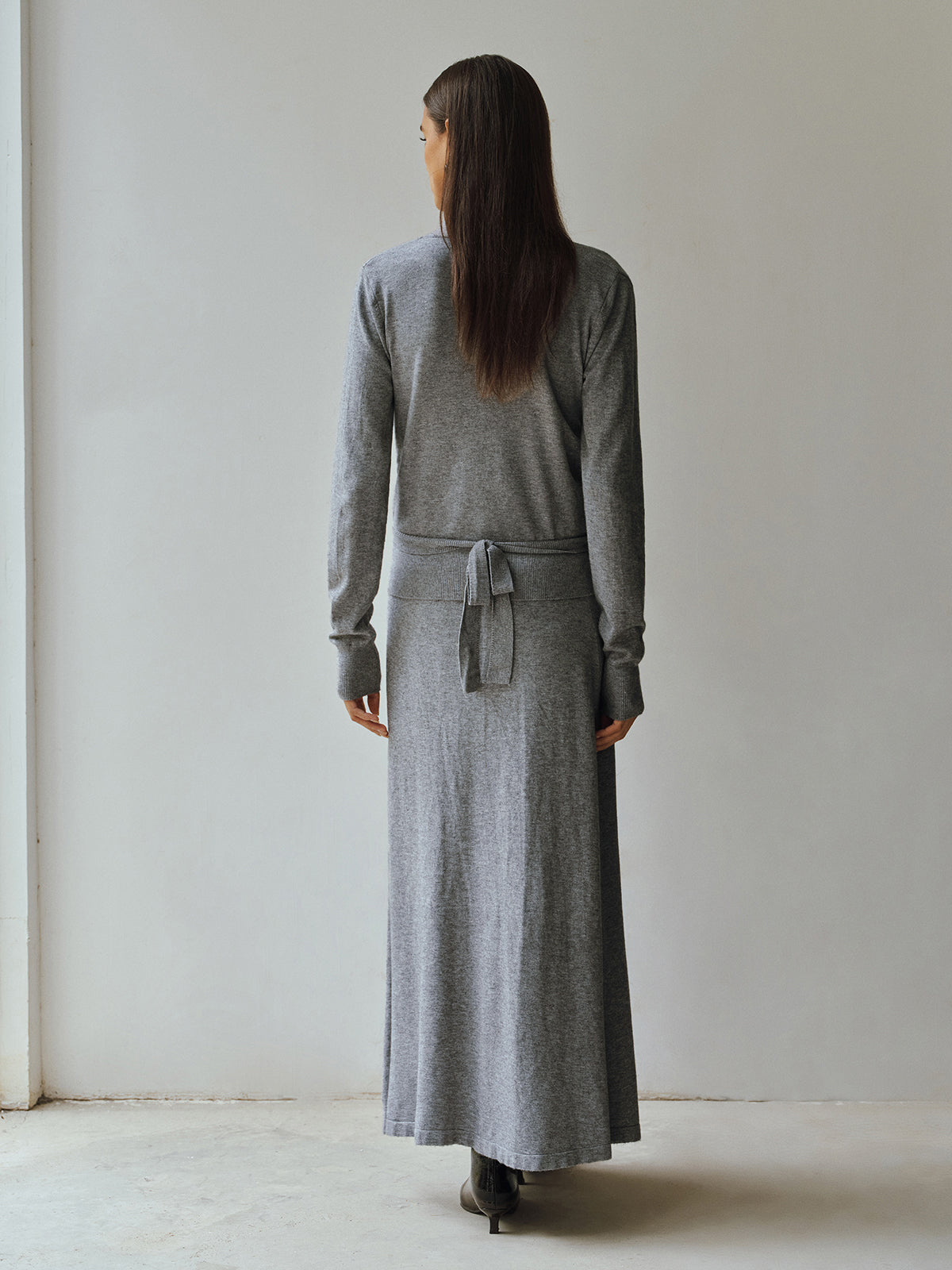 Knit Cut-Out Tie Waist Top and Skirt Set
