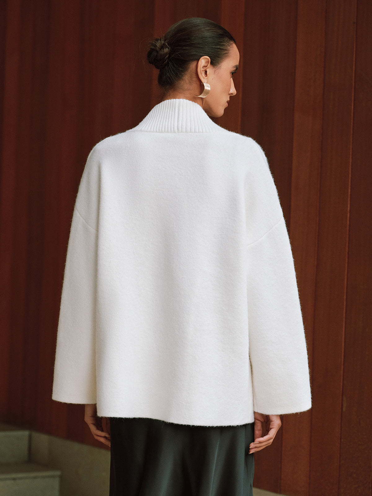 Zweireihiger Oversize-Cardigan