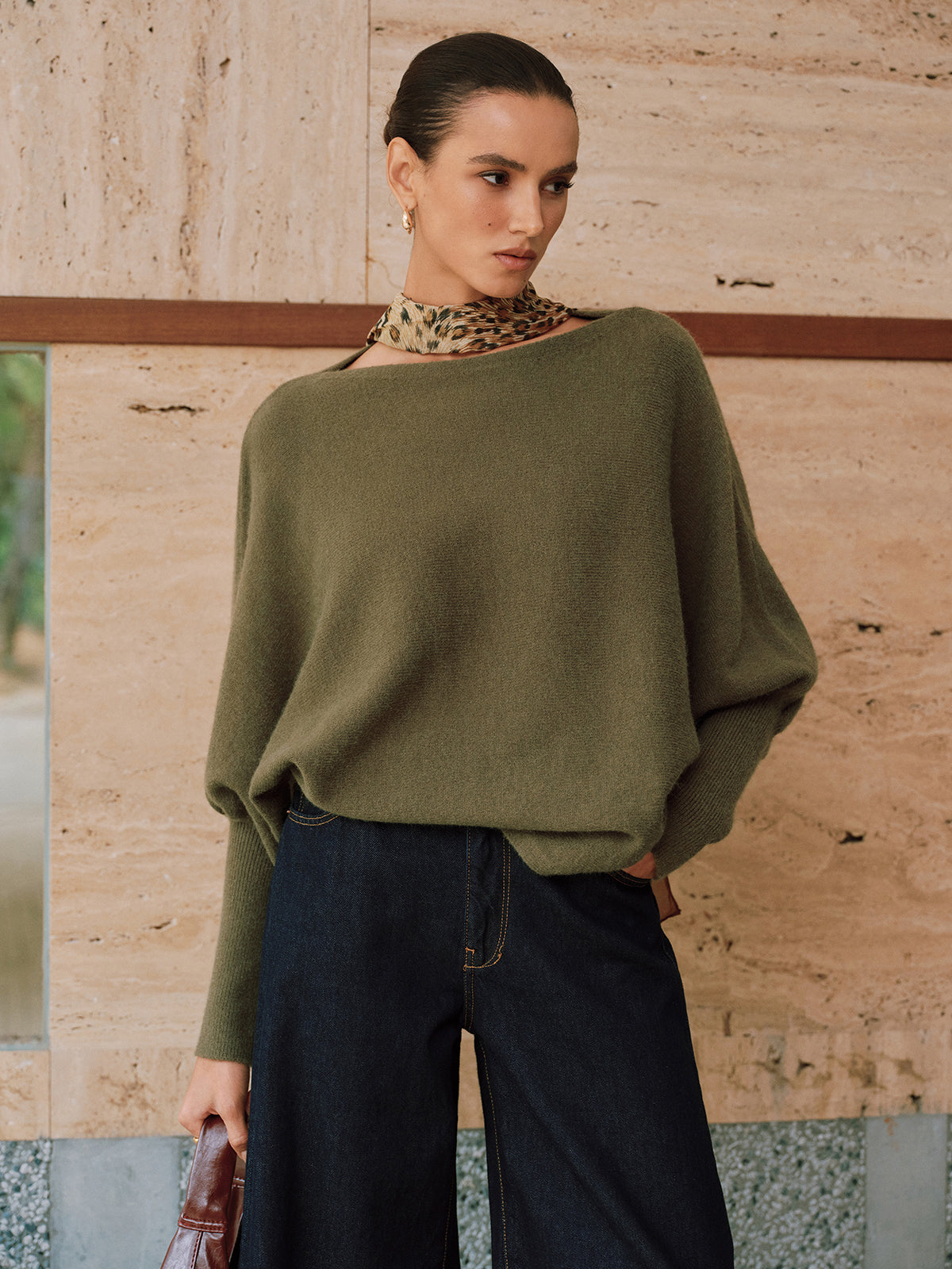 Batwing Sleeve Sweater