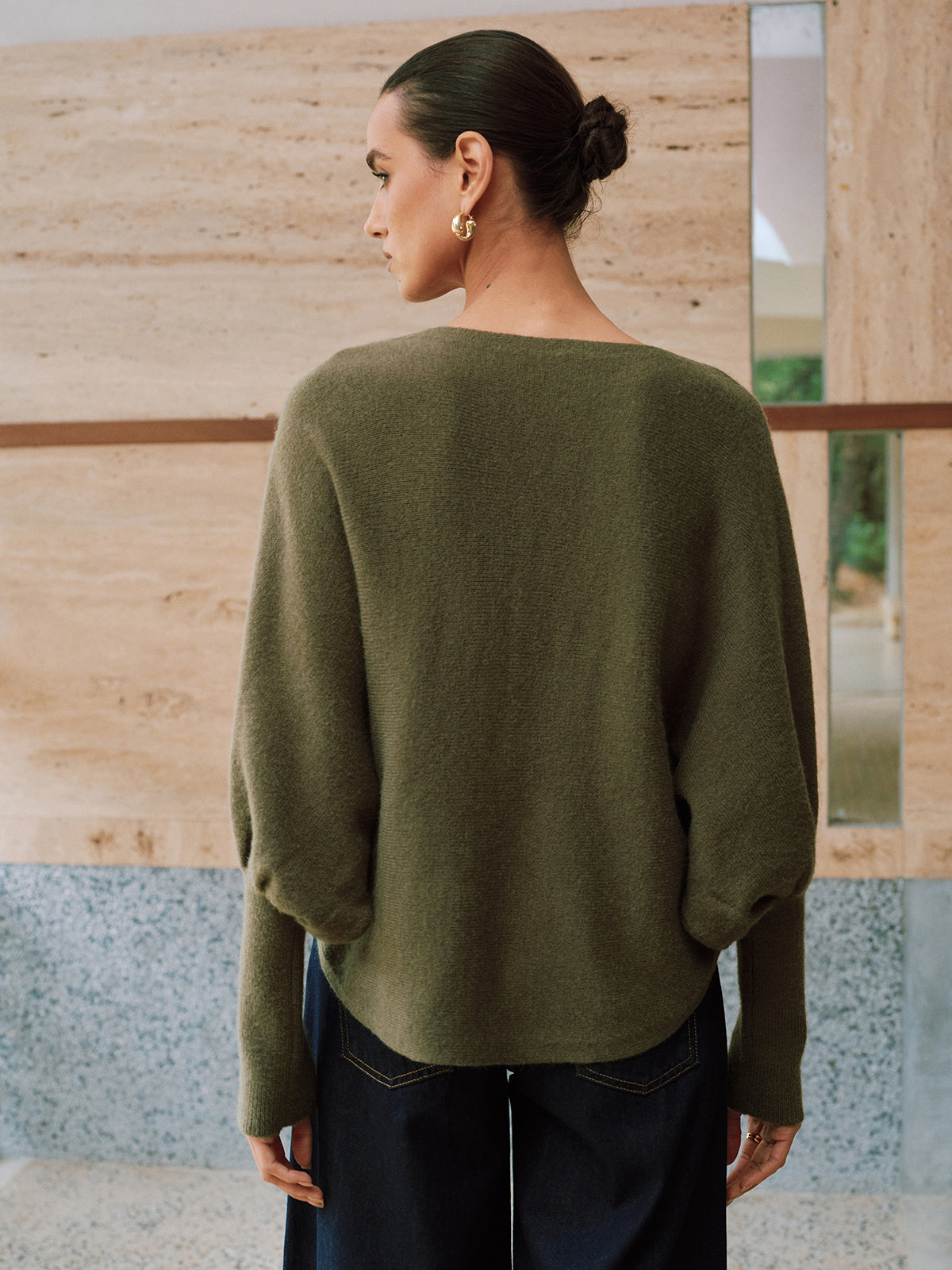 Batwing Sleeve Sweater