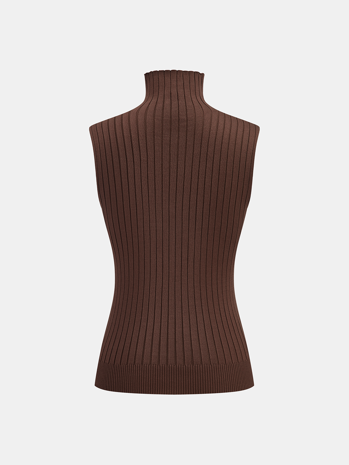Three-Piece Knit Turtleneck Top Cardigan Pants Set
