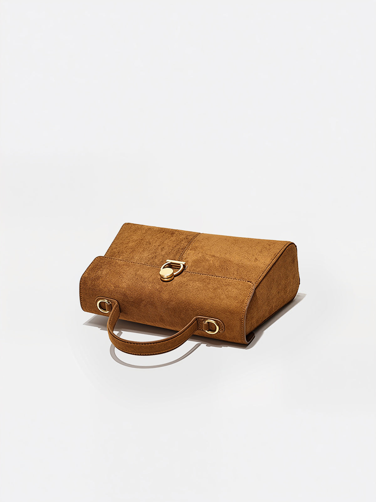 Sac porté main effet daim