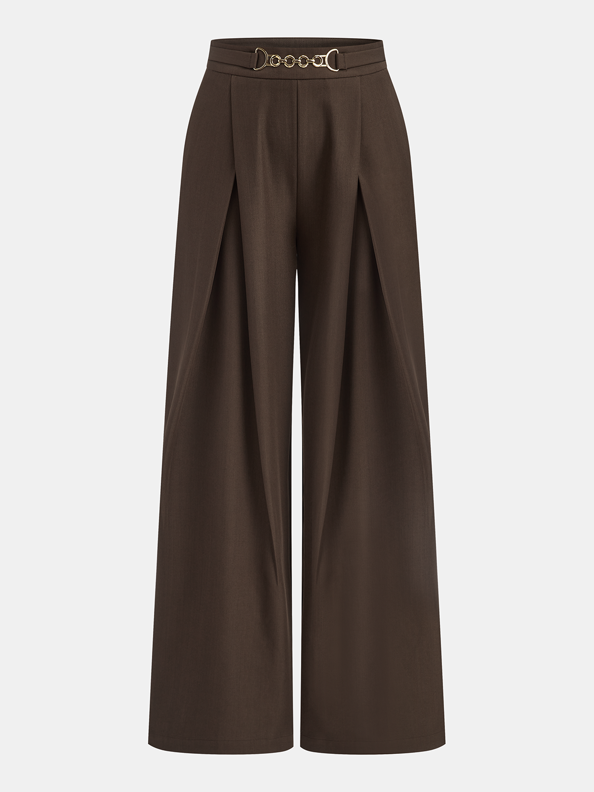 Weite Hose mit Kettendetail
