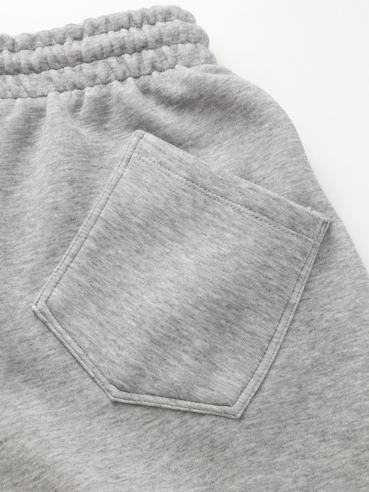Curved-Leg Drawstring Sweatpants